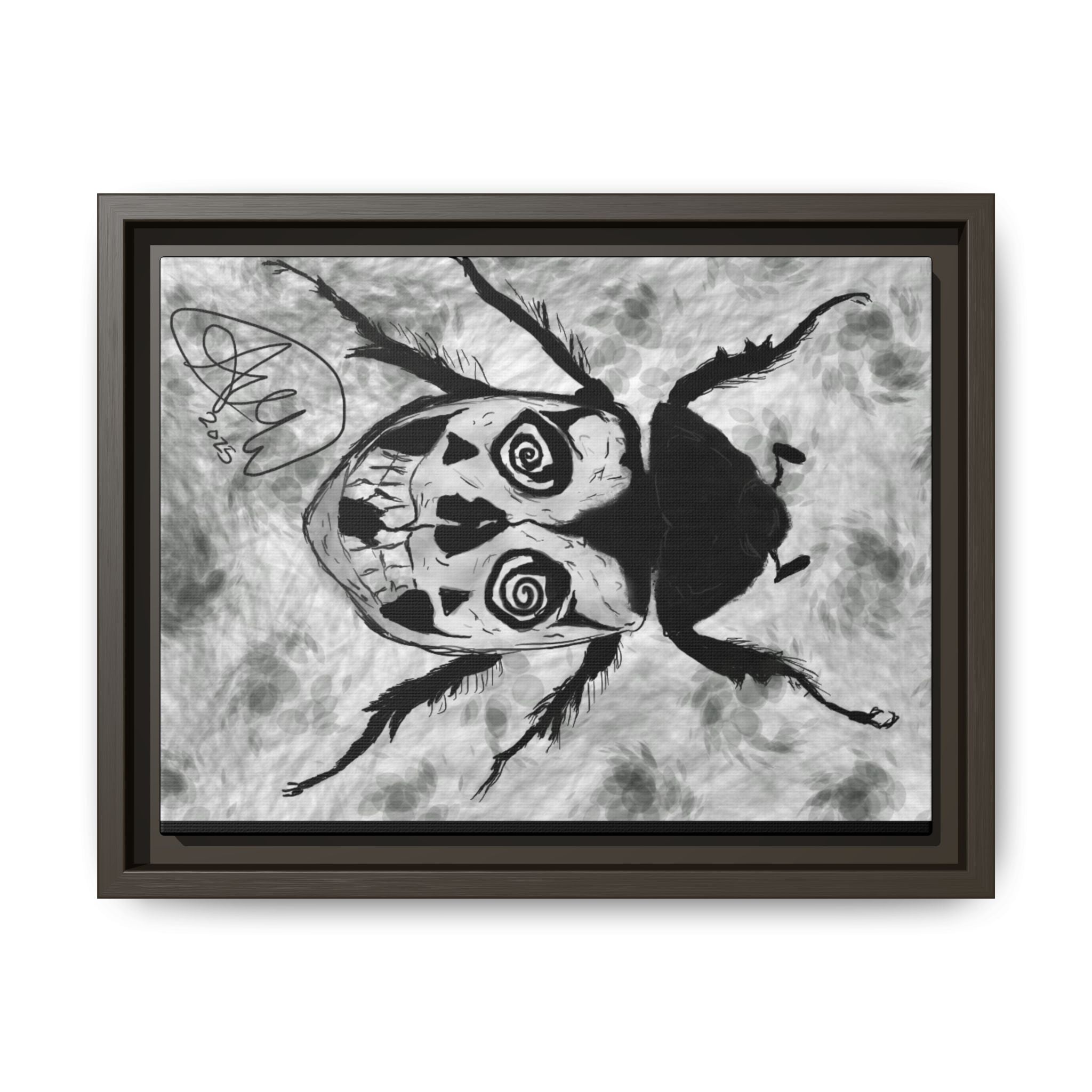 Unique Framed Art Print, Edgy Home Decor, Goth Wall Art, Modern Aesthetic, Gift for Art Lovers, Alternative Style Decoration