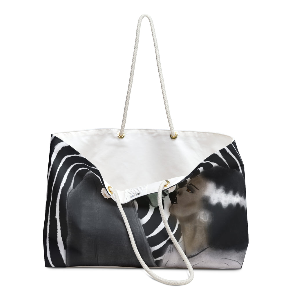 Ghoul Love Weekender Bag, Halloween Tote, Spooky Travel Bag, Horror Theme Carryall, Unique Gift for Monster Lovers