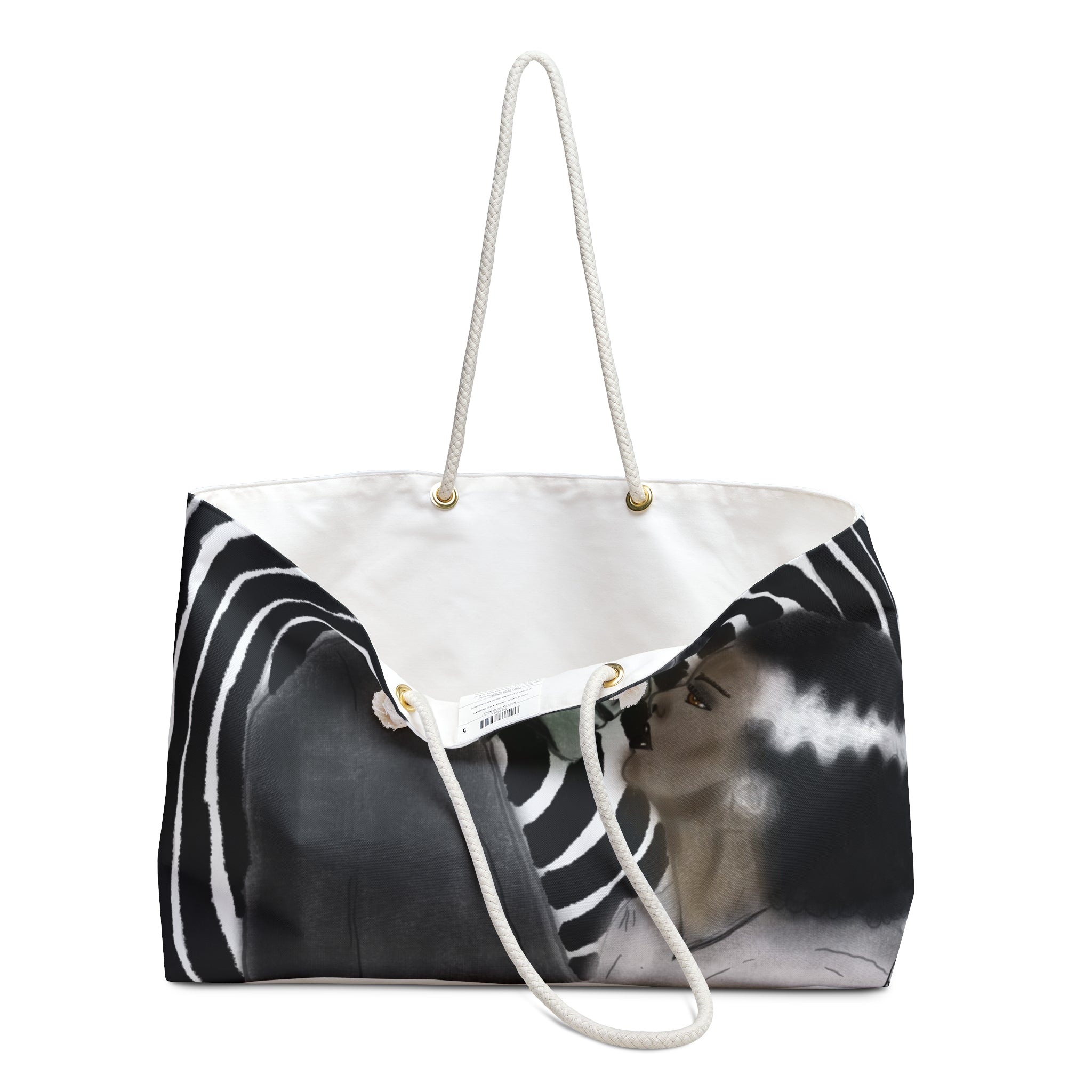 Ghoul Love Weekender Bag, Halloween Tote, Spooky Travel Bag, Horror Theme Carryall, Unique Gift for Monster Lovers