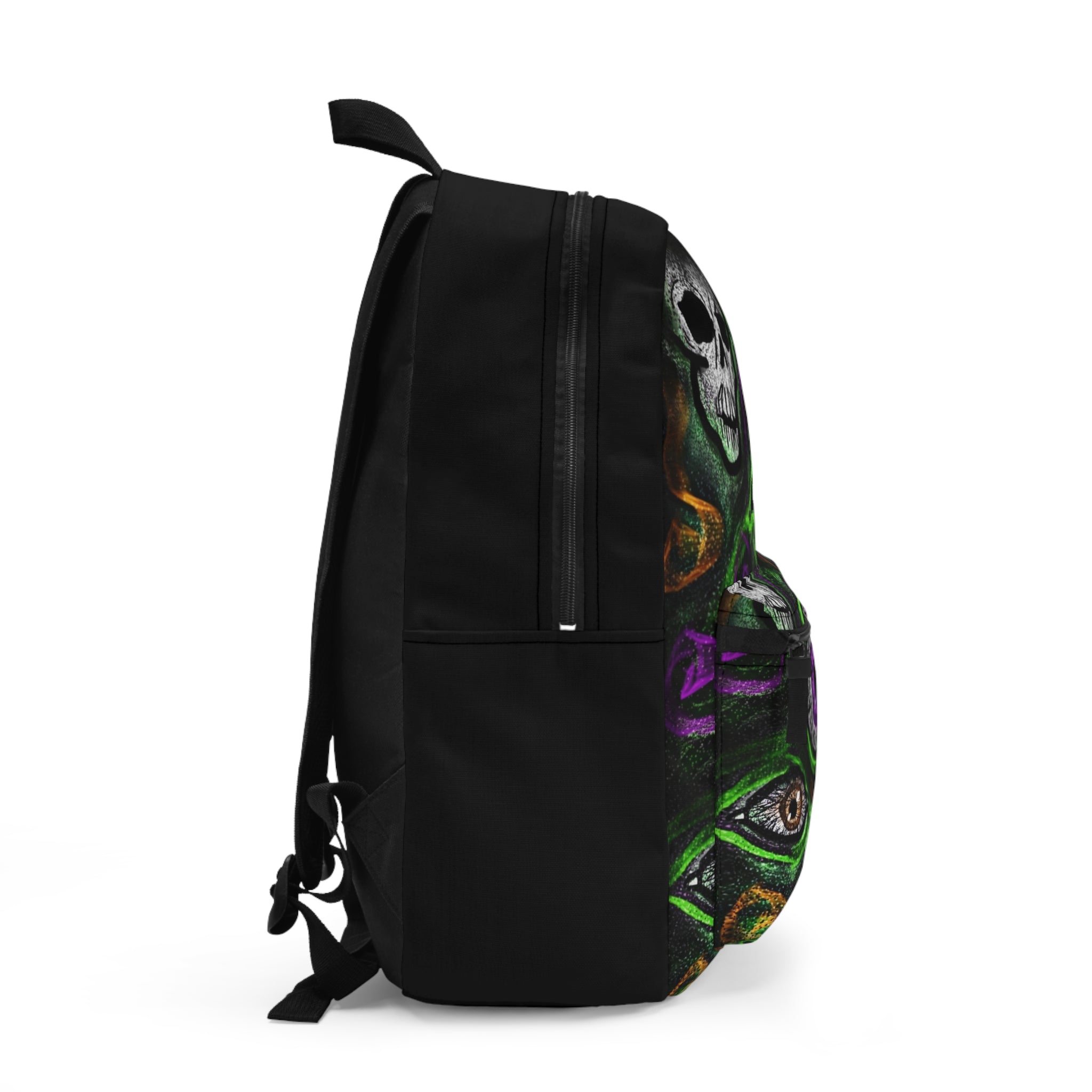 Gothic Eye Skull Backpack, Alternative Fashion Bag, Perfect for Halloween, Edgy Gift for Teens, Unique School Bag, Spooky Accessory