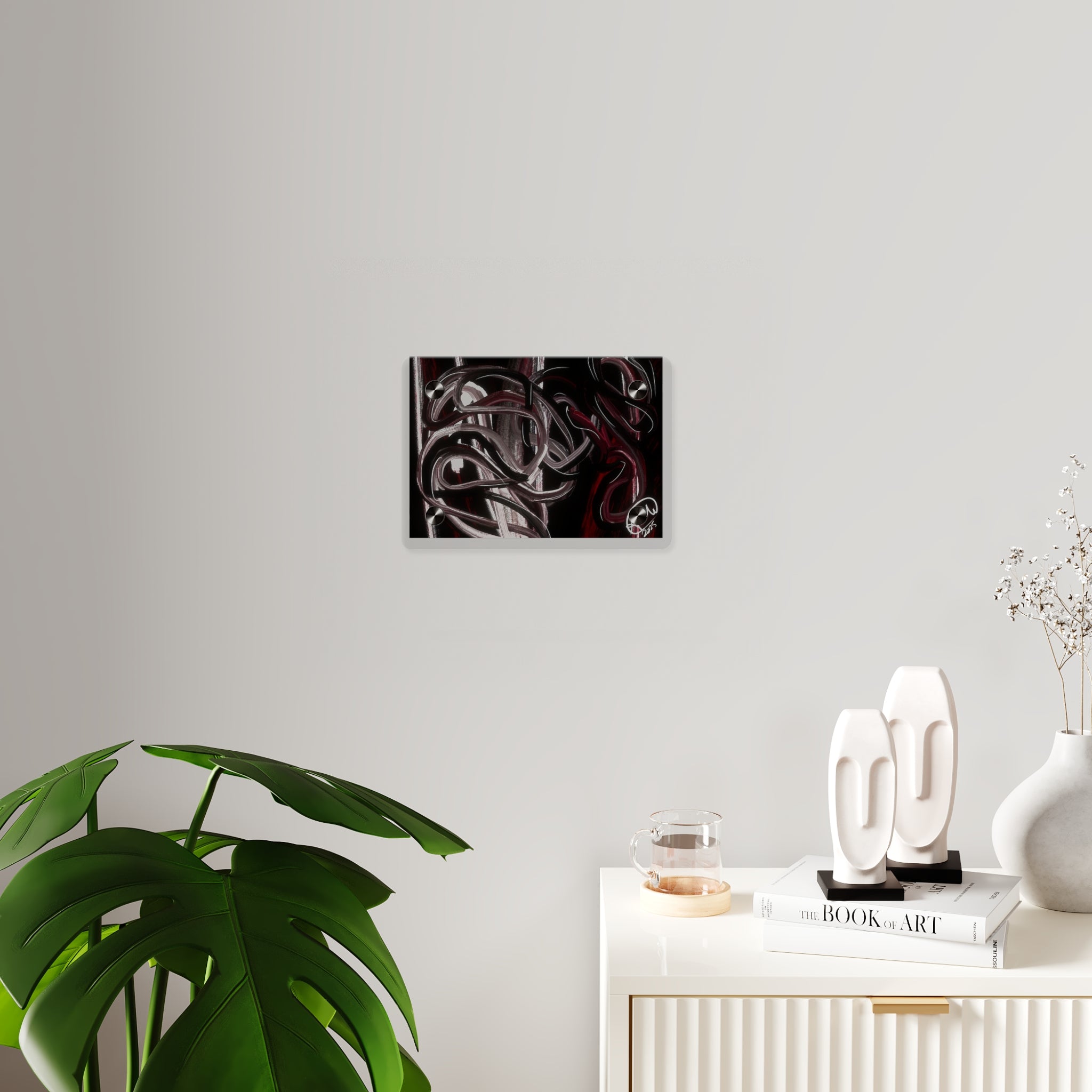 Modern Abstract Acrylic Wall Art Panels, Contemporary Home Decor, Unique Gift for Art Lovers, Stylish Wall Decor, Holiday Gift Idea