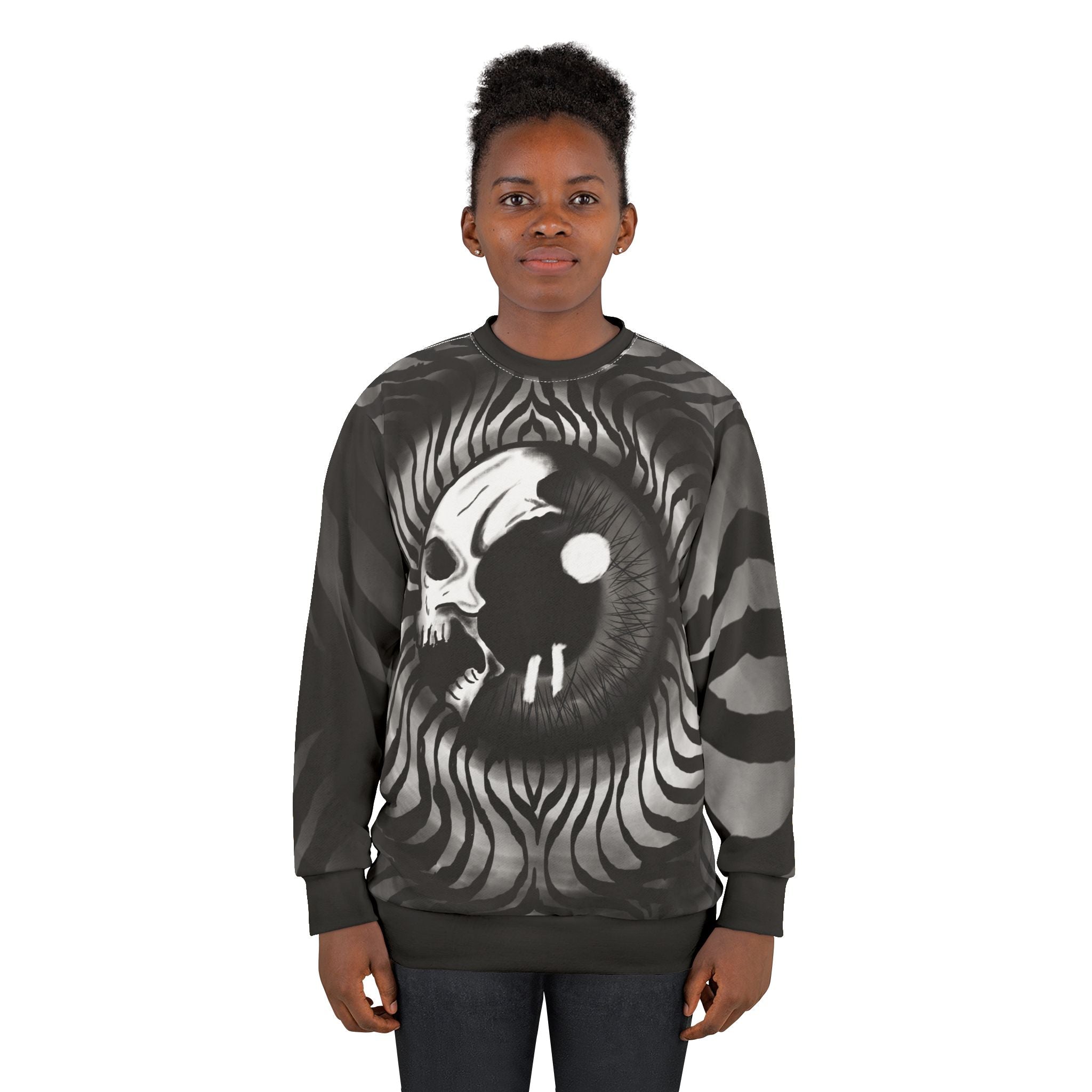 Eerie Eye Skull Unisex Sweatshirt, Gothic Fashion, Grunge Style, Perfect for Halloween, Alternative Apparel, Cozy Layering Piece, [...]