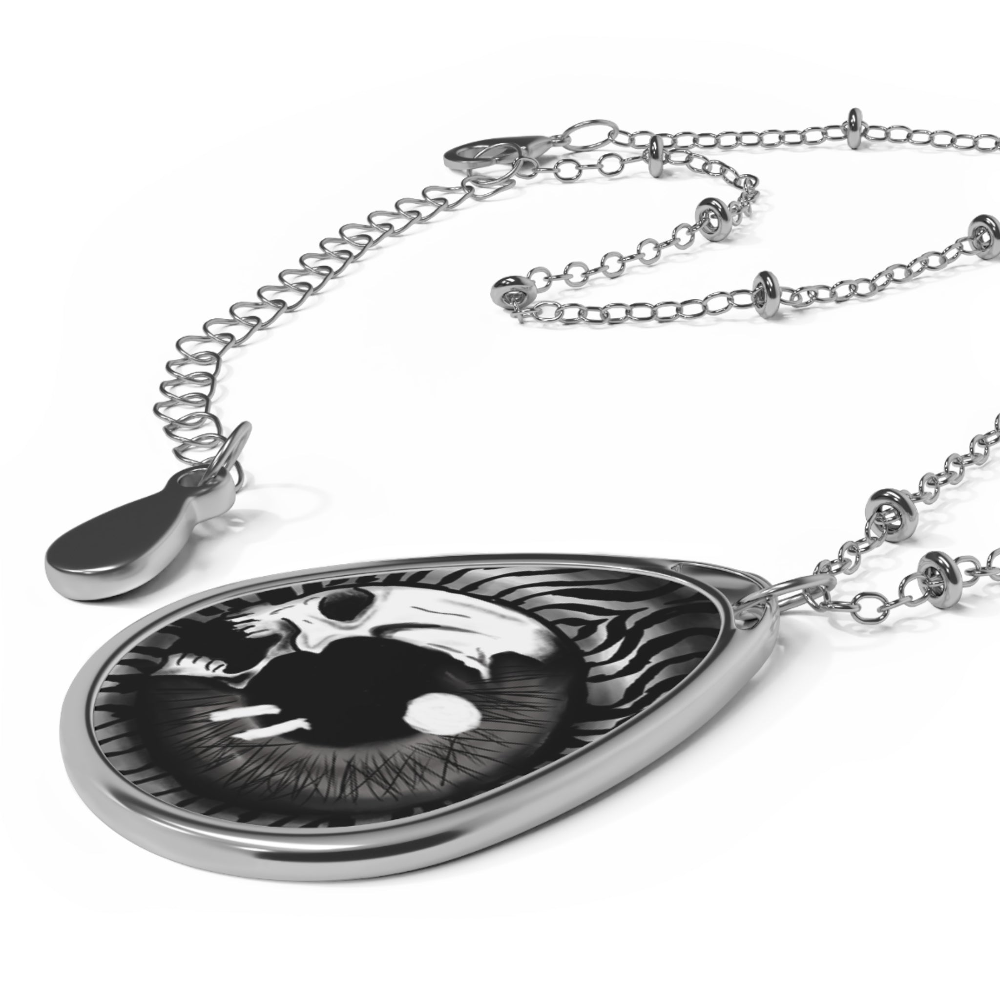 Edgy Skull Eye Necklace | Statement Jewelry for Occasions, Unique Gift for Him or Her, Gothic Accessories, Fashion Statement