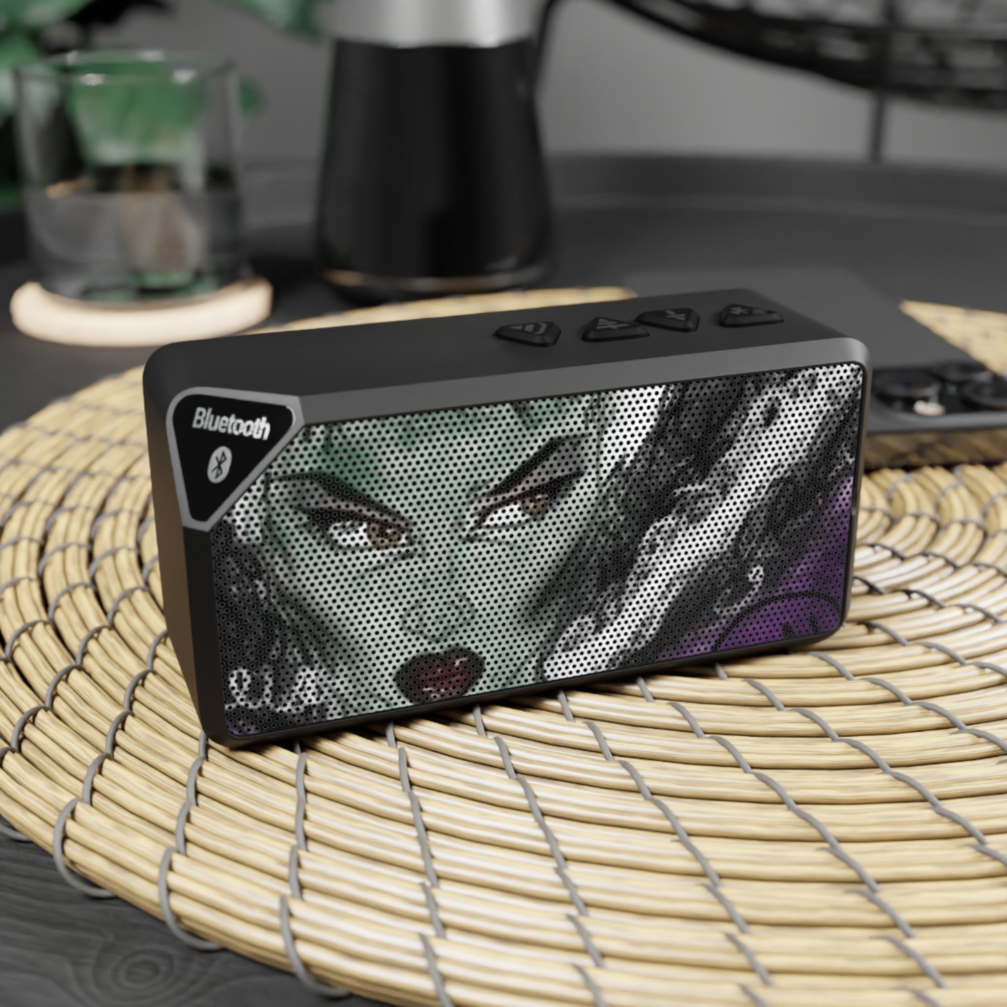 Bluetooth Speaker with Artistic Design, Unique Wireless Sound System for Music Lovers, Perfect Gift for Geek Culture, Home Decor, [...]