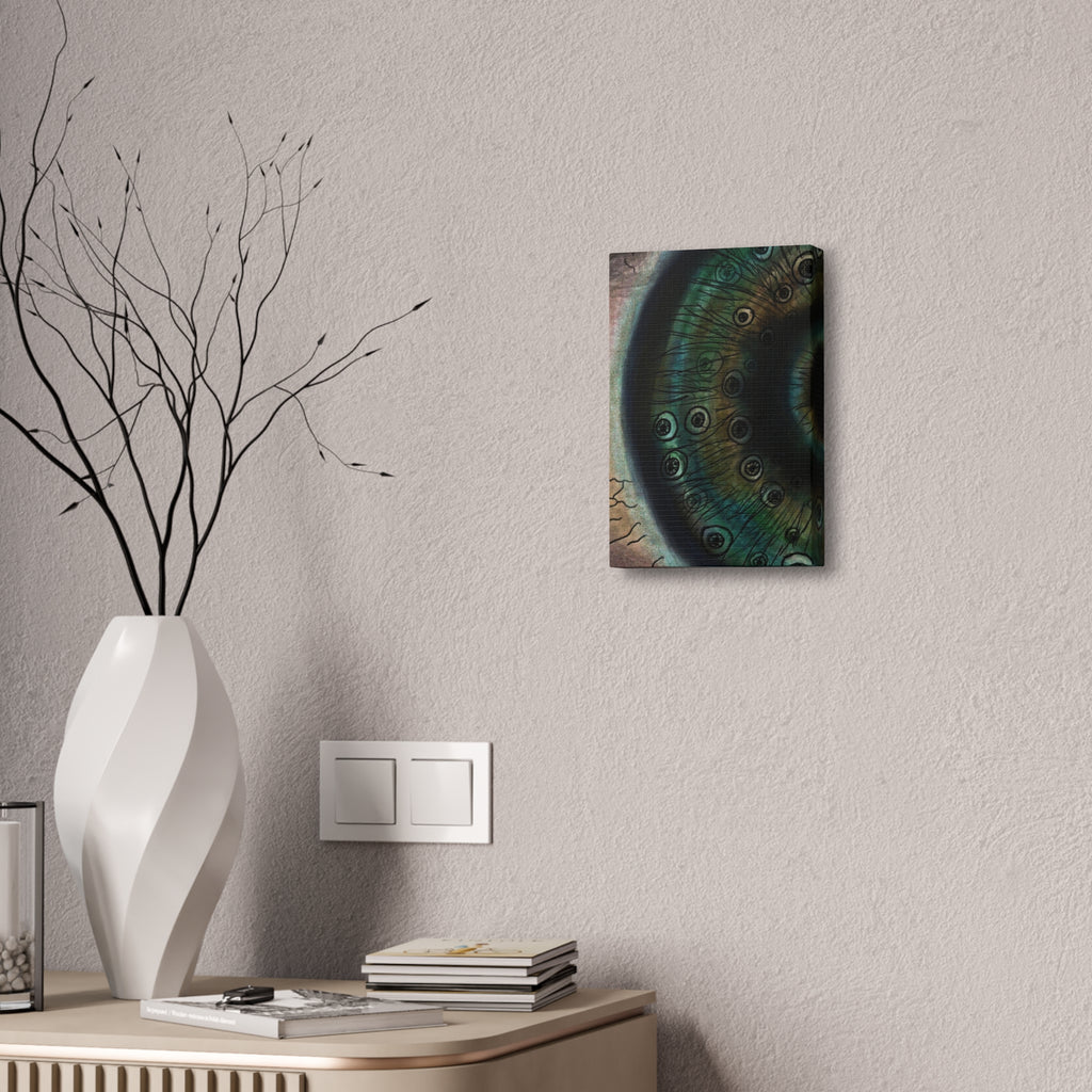 Mystical Eye Canvas Art Print, Eye Shadow Box Wall Decor, Home Aesthetic Artwork, Gift for Art Lovers, Unique Wall Art
