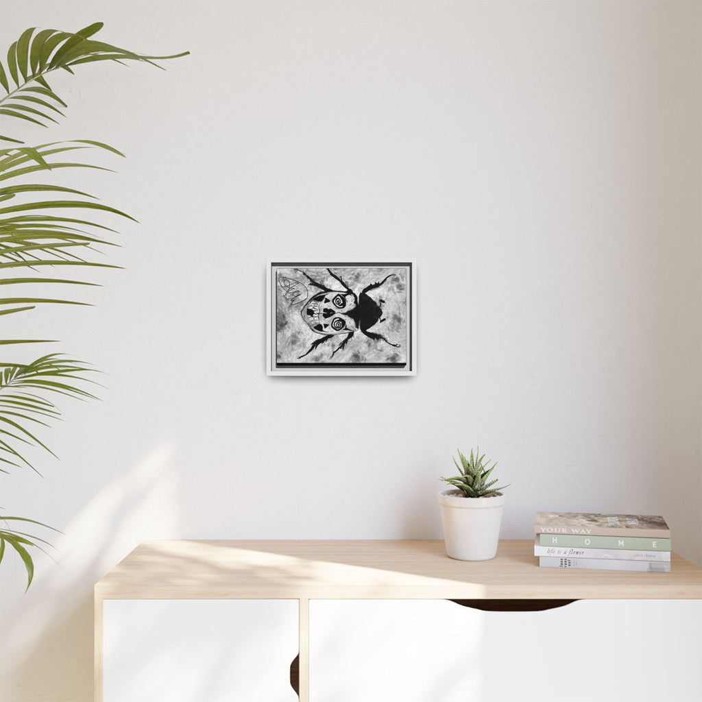 Unique Framed Art Print, Edgy Home Decor, Goth Wall Art, Modern Aesthetic, Gift for Art Lovers, Alternative Style Decoration