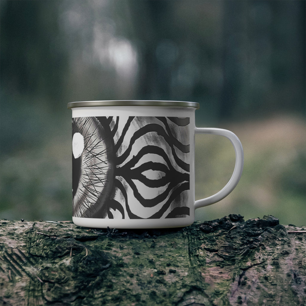 Psychedellic Skull Eye Camping Mug