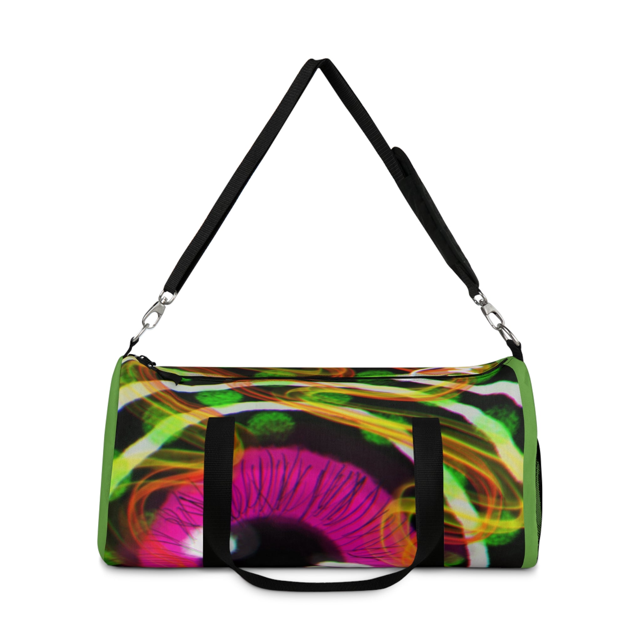 Vibrant Eye-Design Duffel Bag - Stylish Travel Companion, Gym Bag, Weekend Getaway, Multipurpose Tote, Eye-Catching Fitness Gear