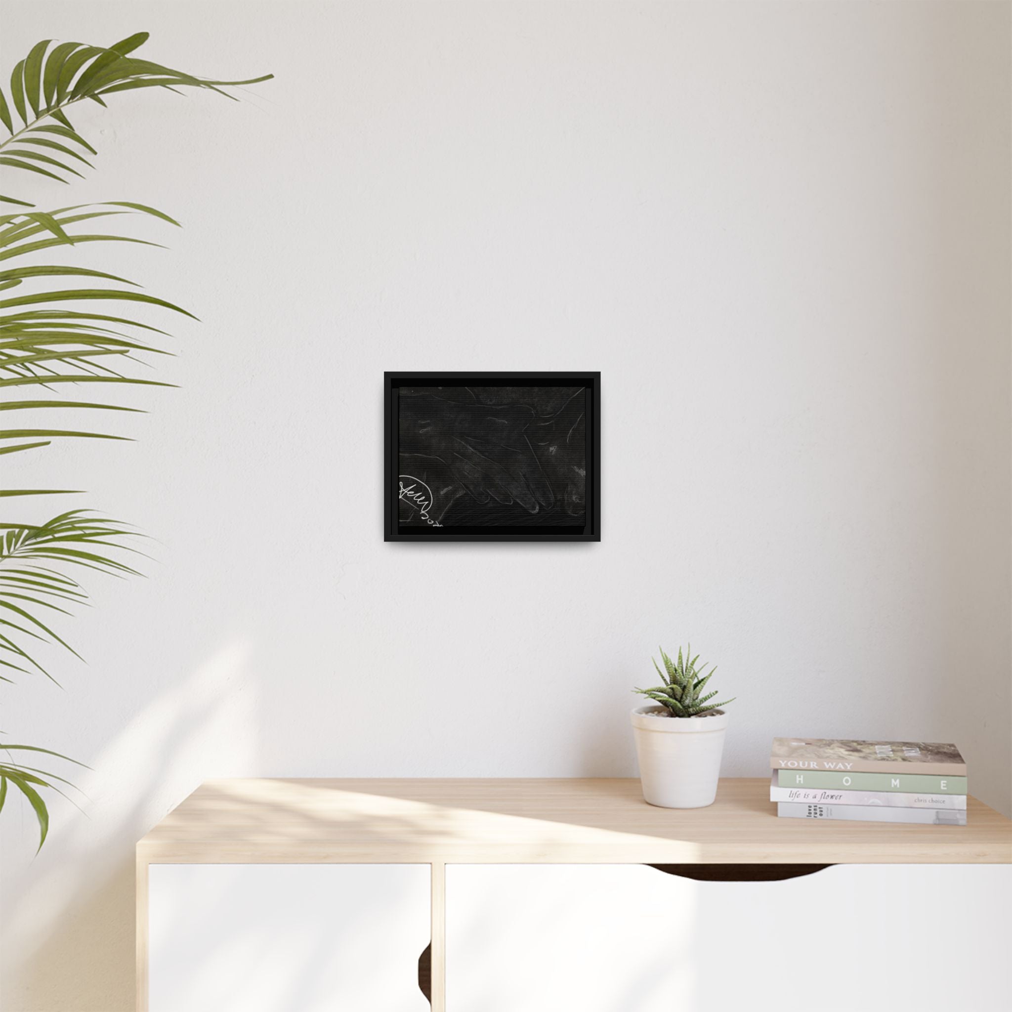 Framed Matte Canvas Artwork, Modern Home Decor, Unique Gift for Art Lovers, Wall Art for Living Room, Stylish Interior Design