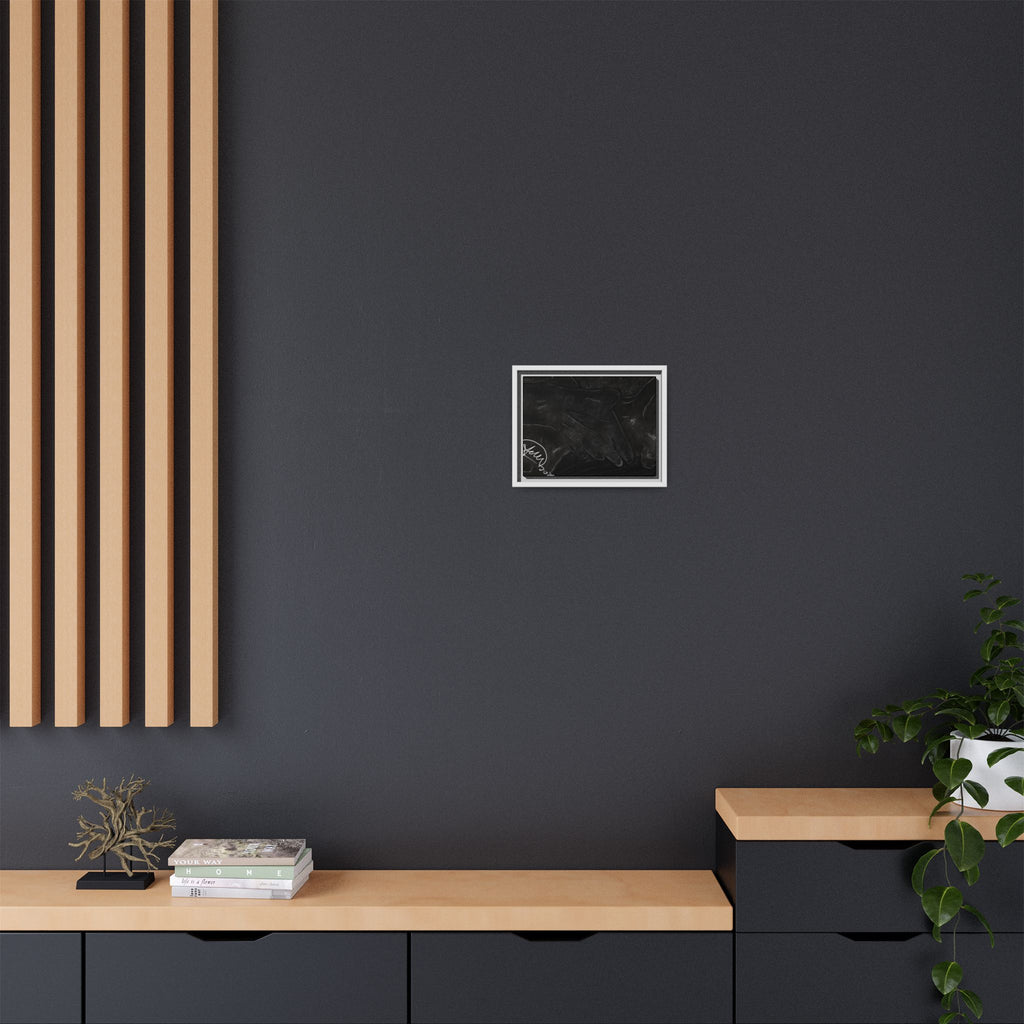 Framed Matte Canvas Artwork, Modern Home Decor, Unique Gift for Art Lovers, Wall Art for Living Room, Stylish Interior Design