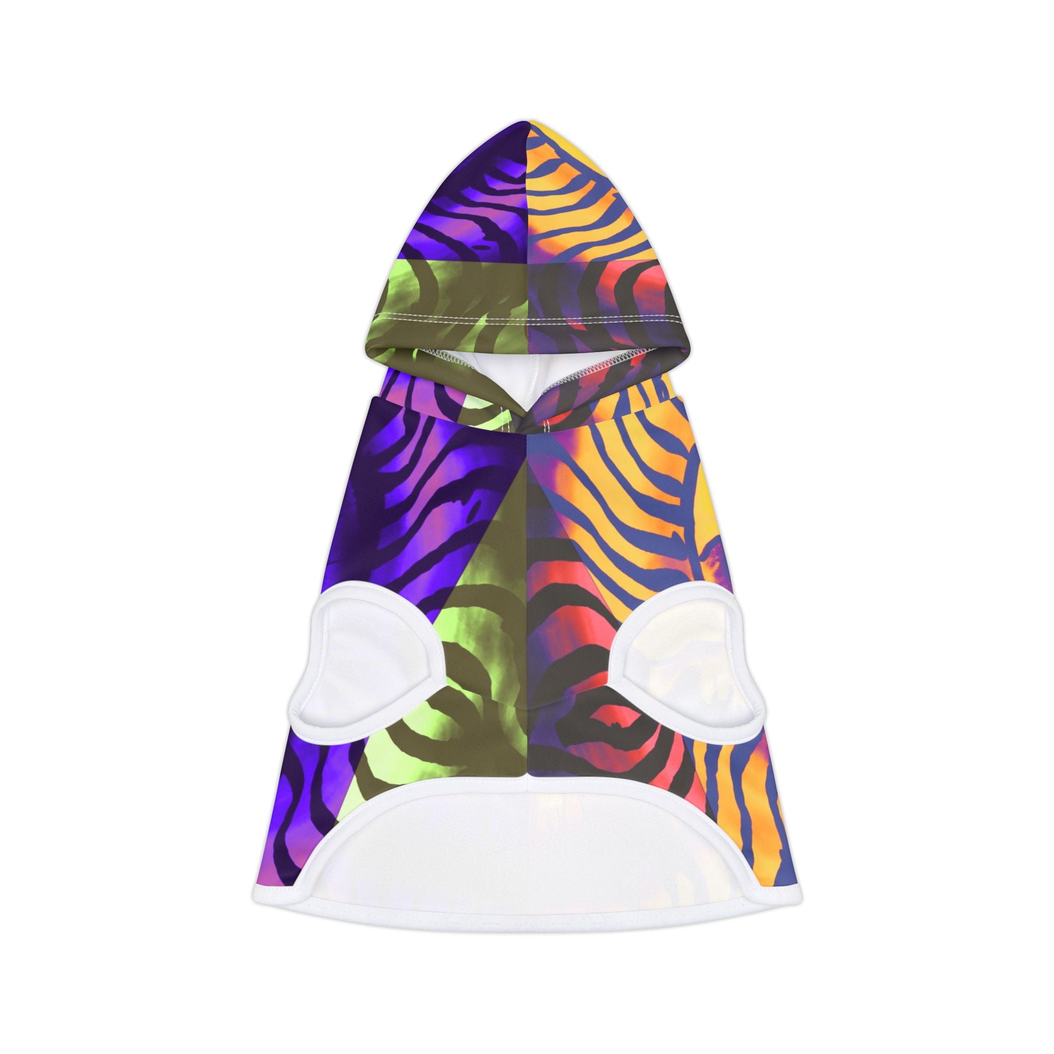 Vibrant Pet Hoodie, Colorful Dog Sweatshirt, Trendy Puppy Outfit, Stylish Pet Apparel, Unique Pet Clothing