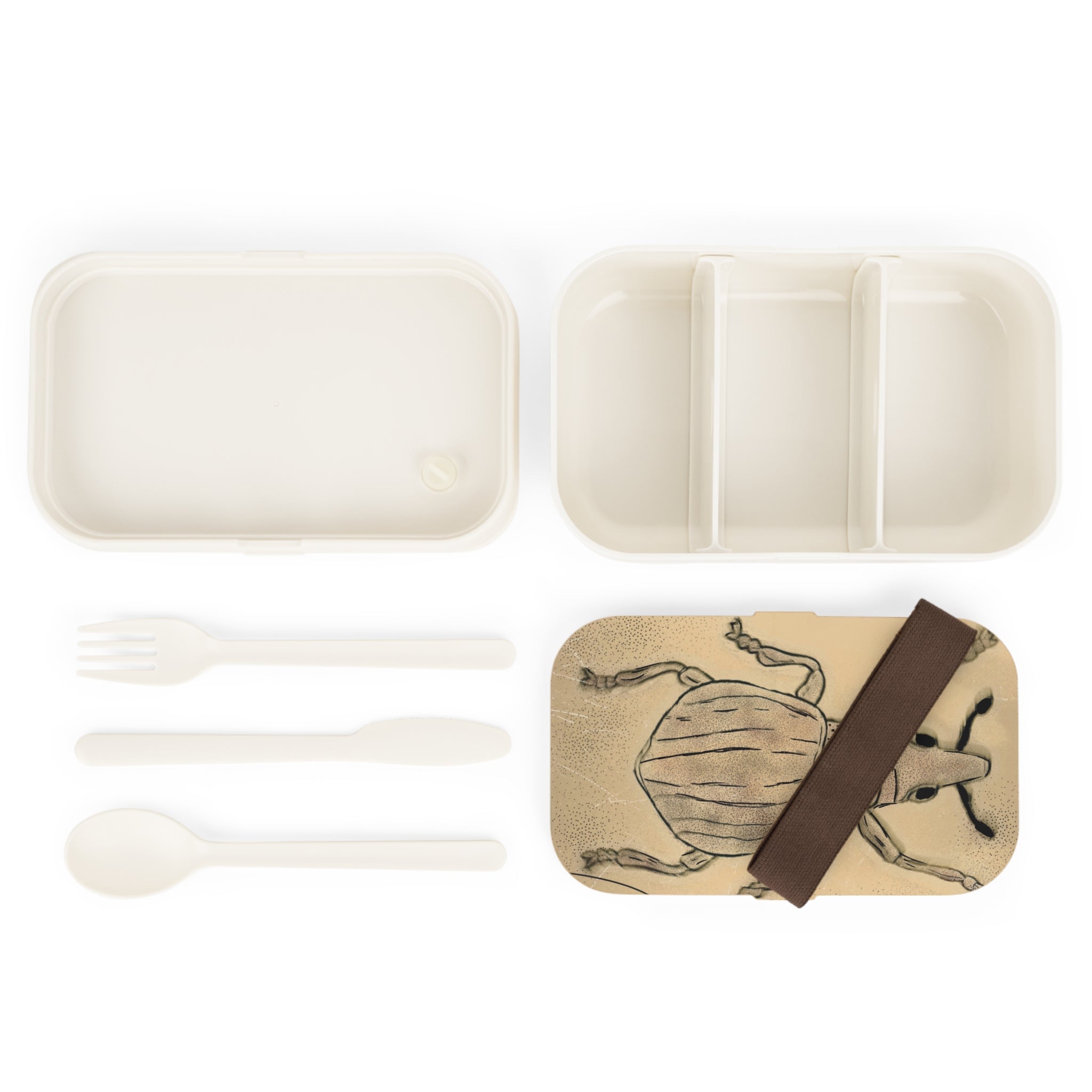 Artistic Beetle Bento Lunch Box | Eco-Friendly Meal Prep Container, School Lunch, Unique Gift for Kids & Adults, Insect Lover's Lunchbox