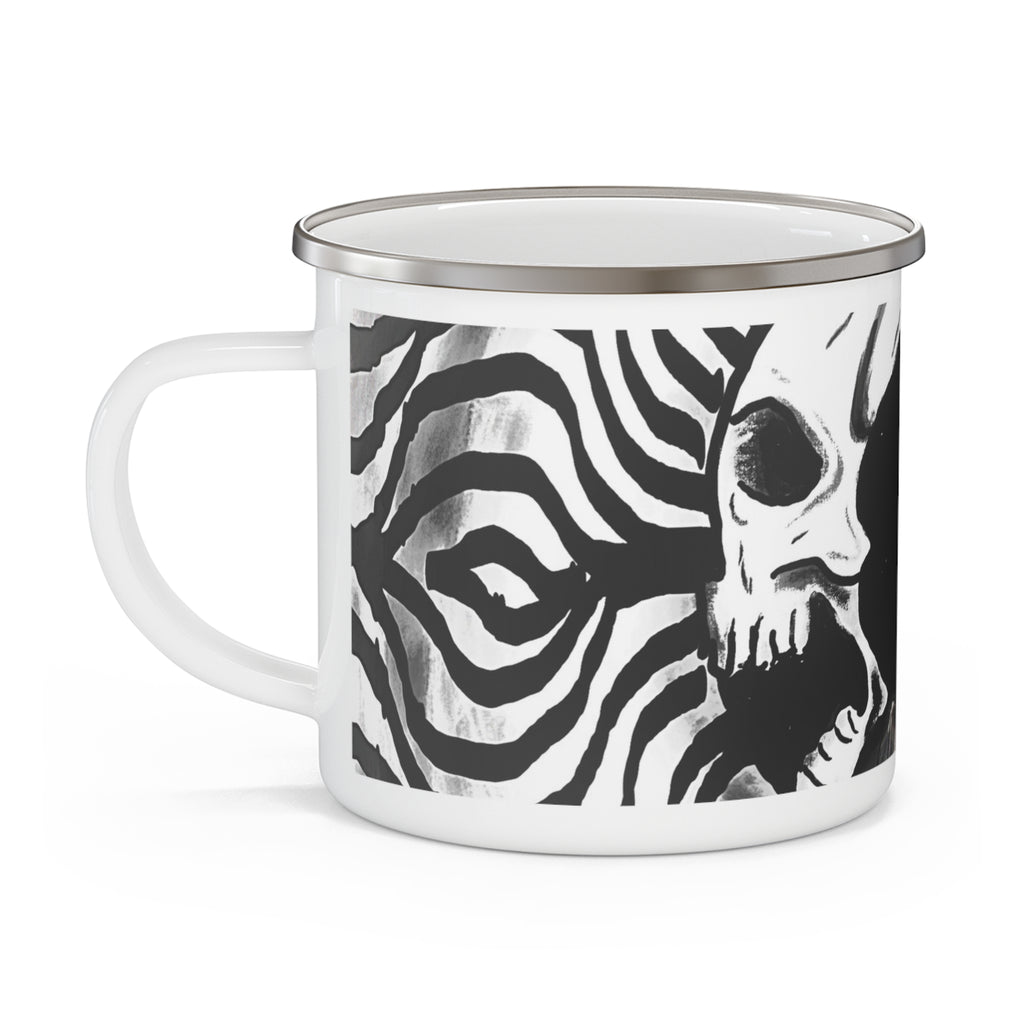 Psychedellic Skull Eye Camping Mug