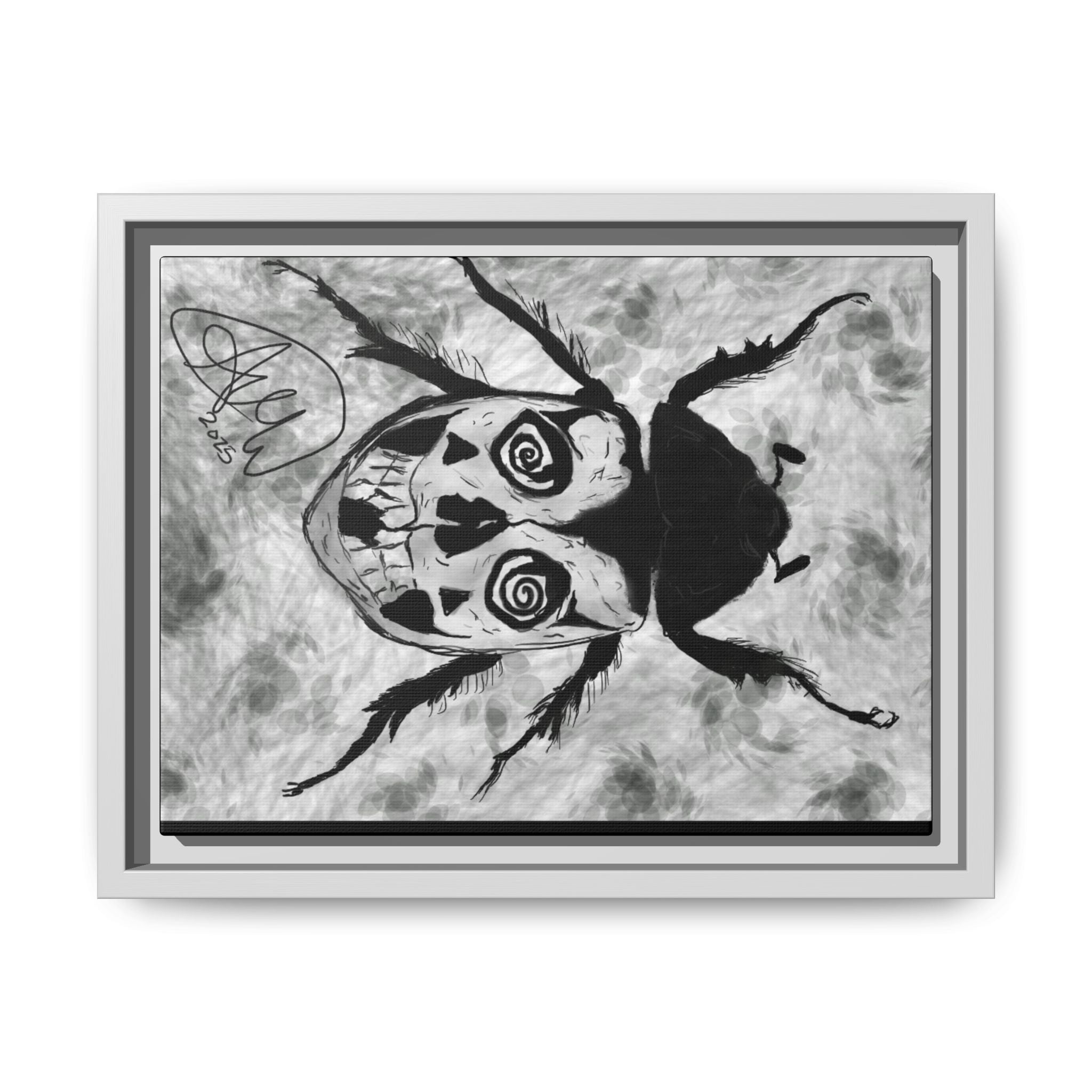 Unique Framed Art Print, Edgy Home Decor, Goth Wall Art, Modern Aesthetic, Gift for Art Lovers, Alternative Style Decoration