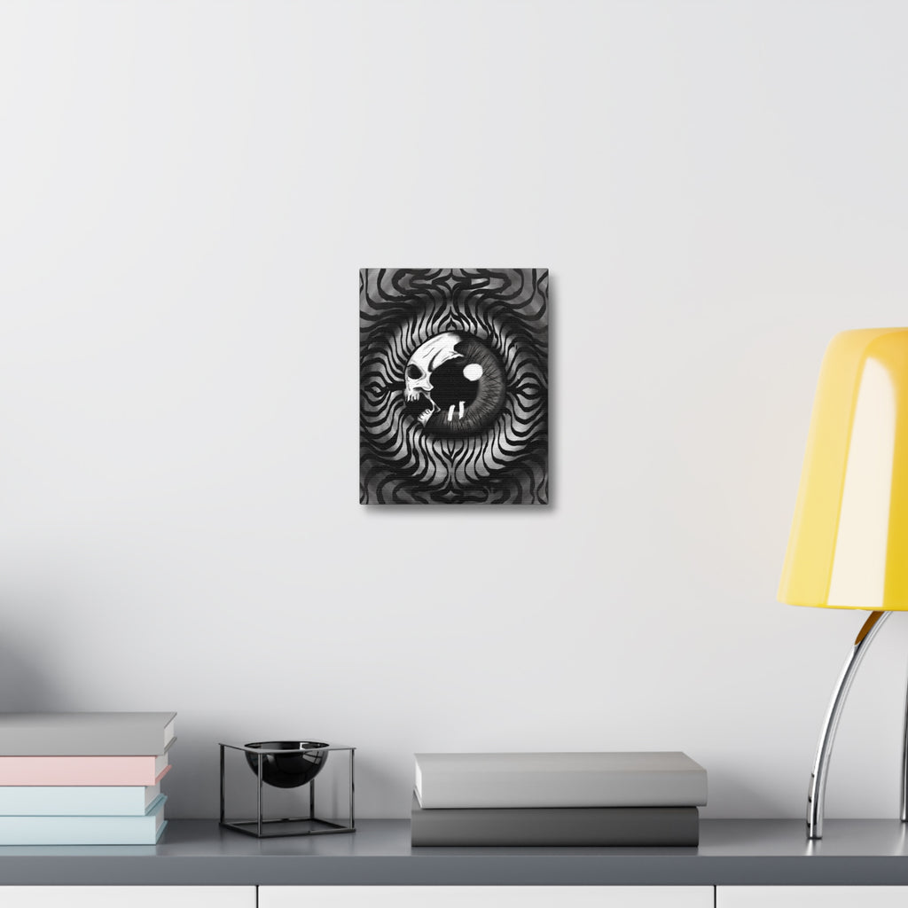 Psychedellic Skull Eye Canvas