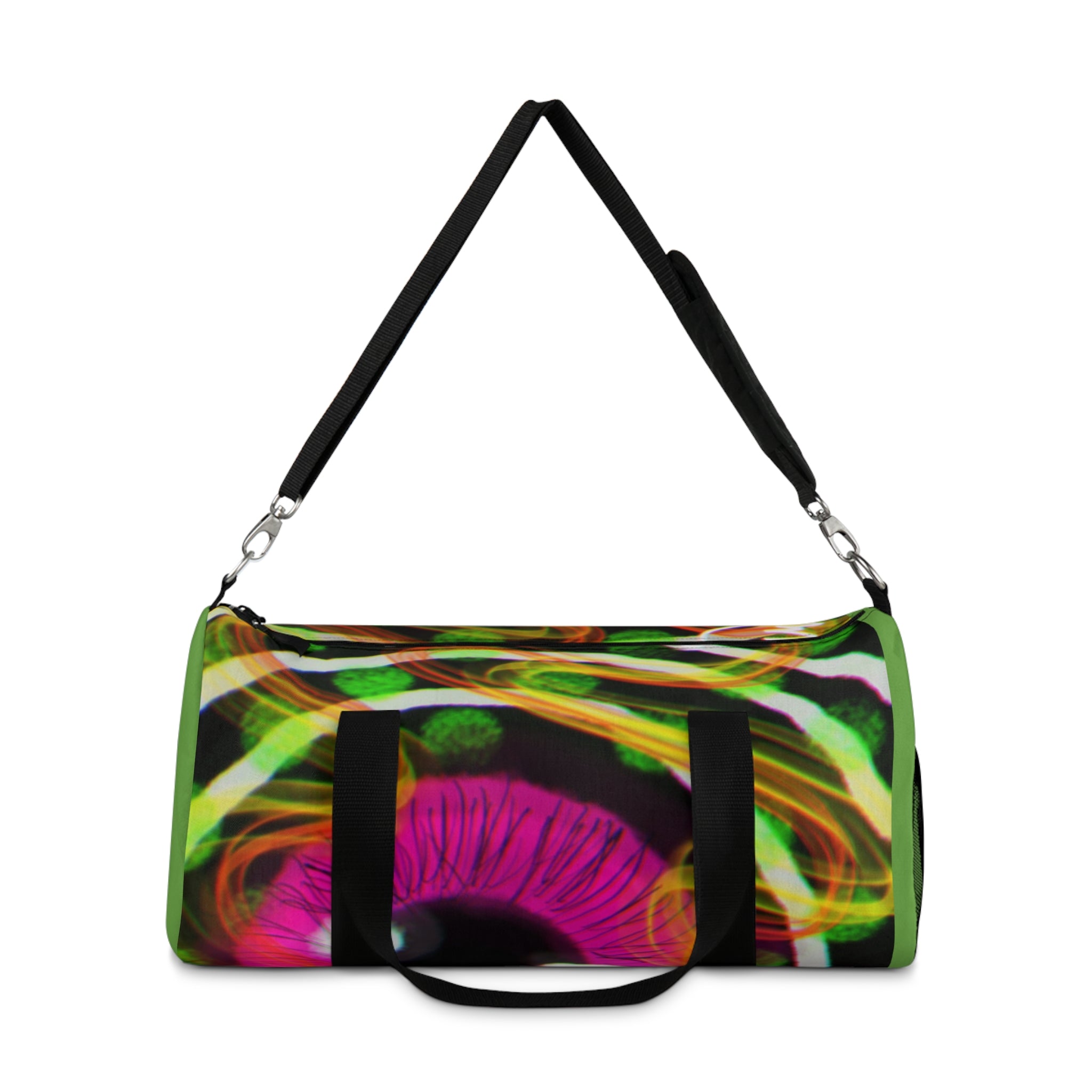 Vibrant Eye-Design Duffel Bag - Stylish Travel Companion, Gym Bag, Weekend Getaway, Multipurpose Tote, Eye-Catching Fitness Gear