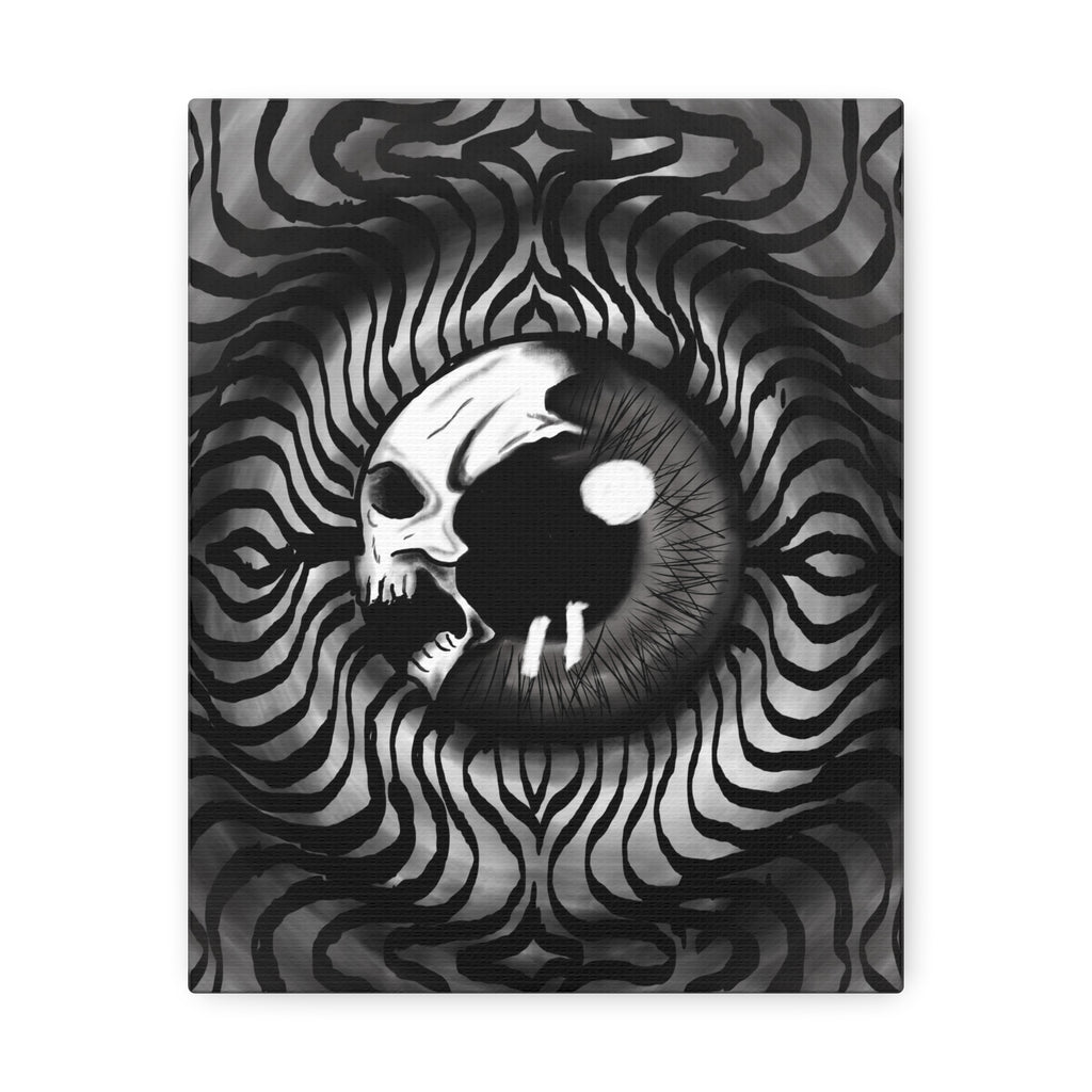 Psychedellic Skull Eye Canvas
