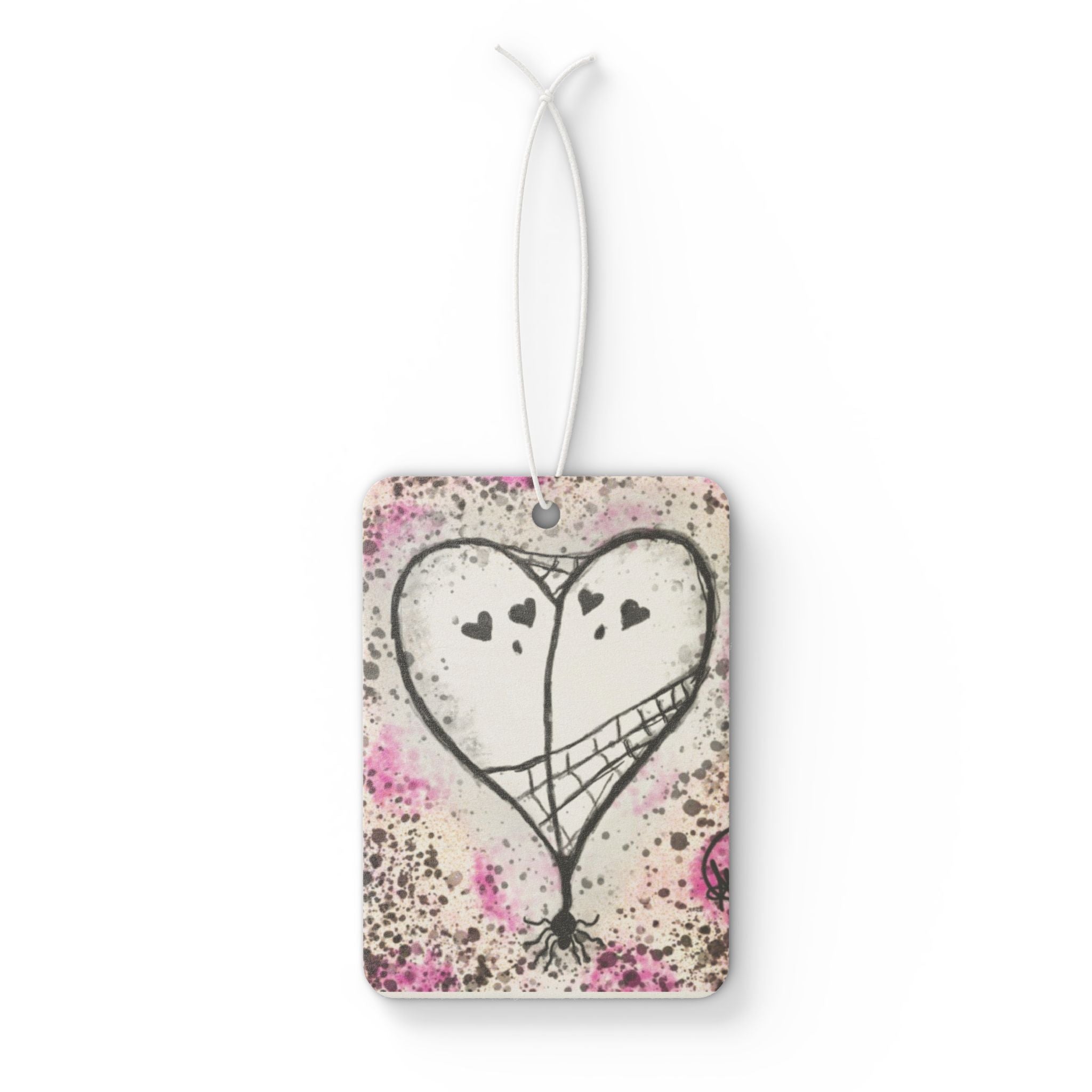 Romantic Heart Car Air Freshener, Cute Car Decor for Lovebirds, Valentine's Day Gift, Sweetheart Car Accessory, Home Fragrance