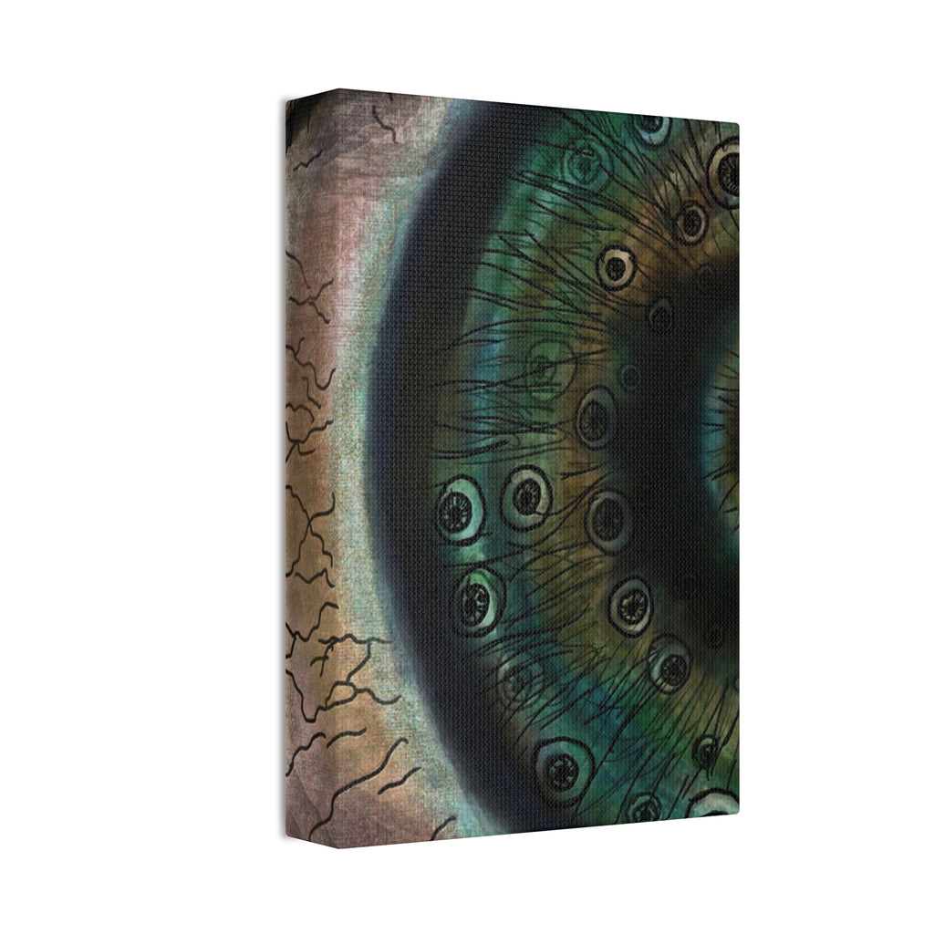 Mystical Eye Canvas Art Print, Eye Shadow Box Wall Decor, Home Aesthetic Artwork, Gift for Art Lovers, Unique Wall Art