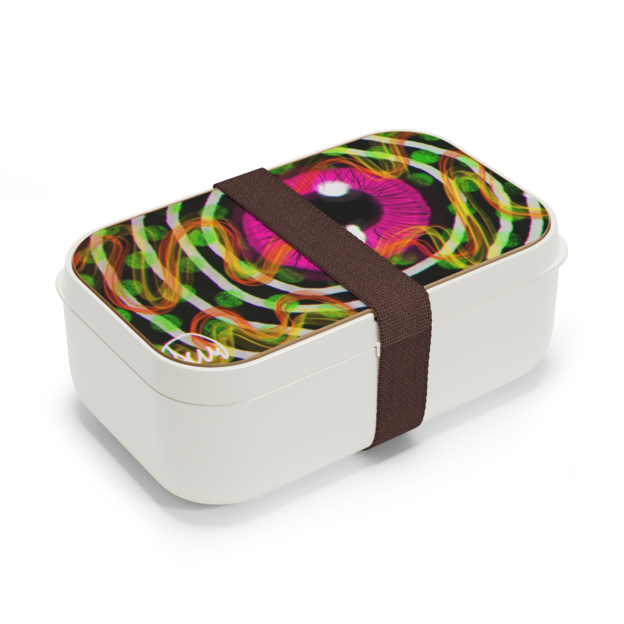 Vibrant Bento Lunch Box with Psychedelic Eye Design, Cute Children's Lunch Container, Eco-Friendly Food Storage, Perfect for School, [...]
