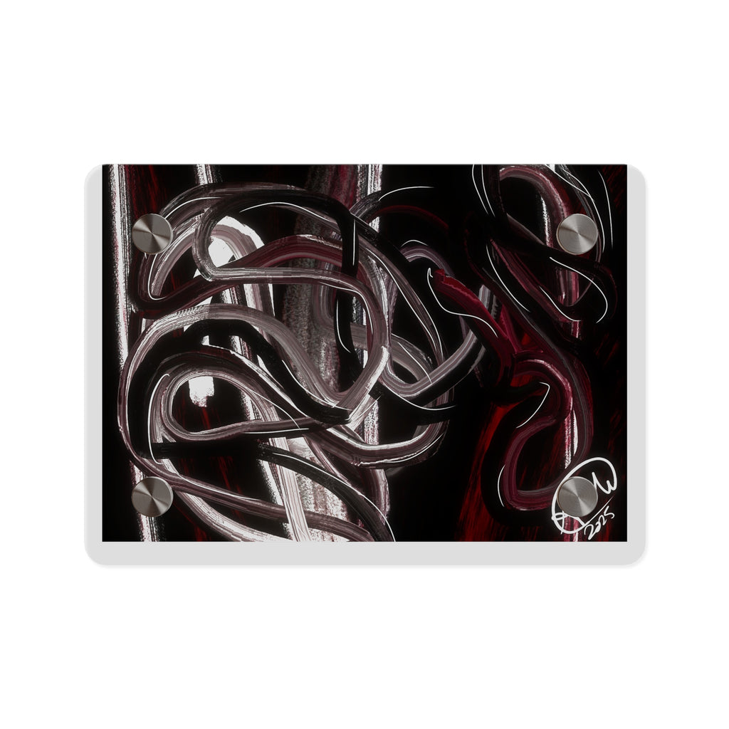 Modern Abstract Acrylic Wall Art Panels, Contemporary Home Decor, Unique Gift for Art Lovers, Stylish Wall Decor, Holiday Gift Idea
