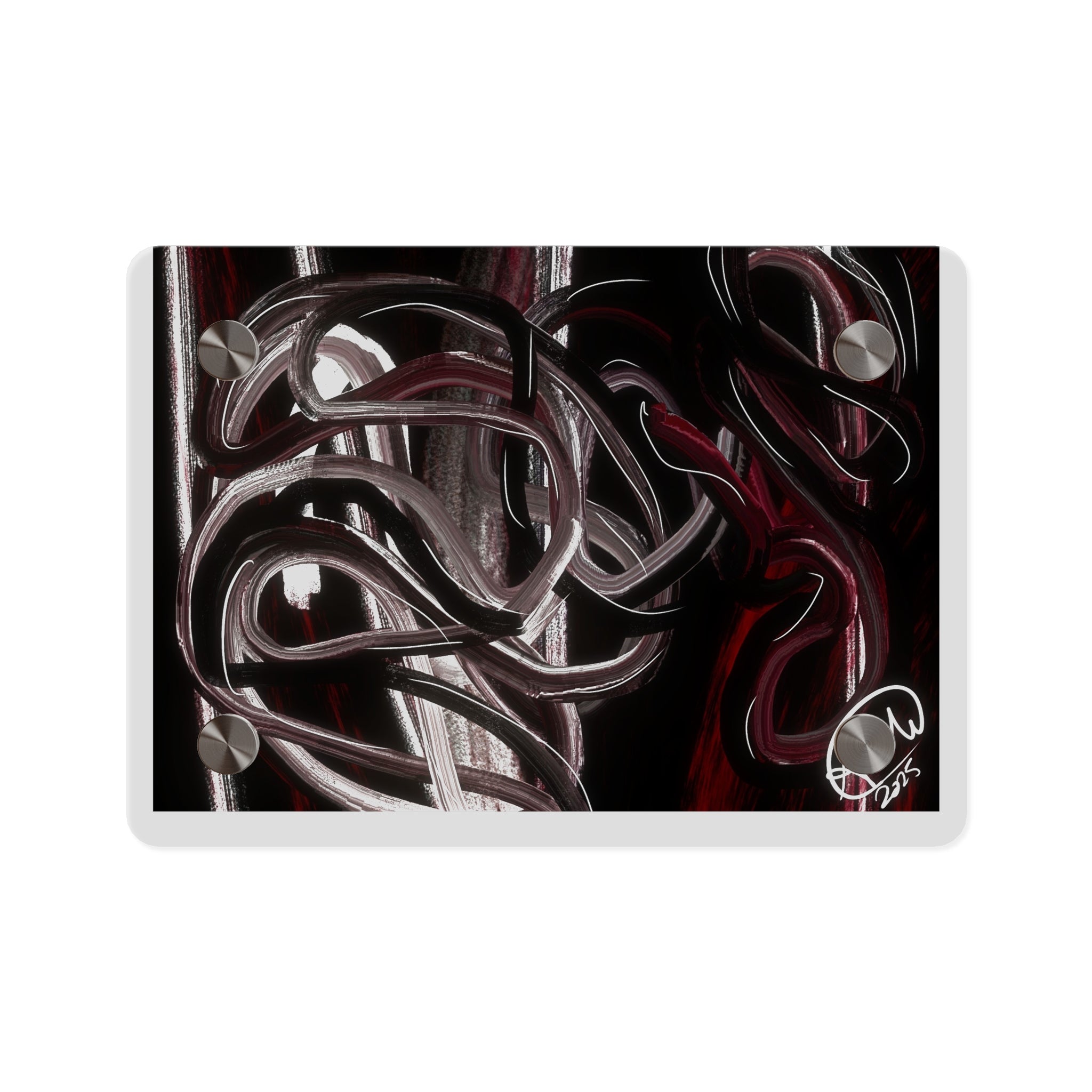 Modern Abstract Acrylic Wall Art Panels, Contemporary Home Decor, Unique Gift for Art Lovers, Stylish Wall Decor, Holiday Gift Idea