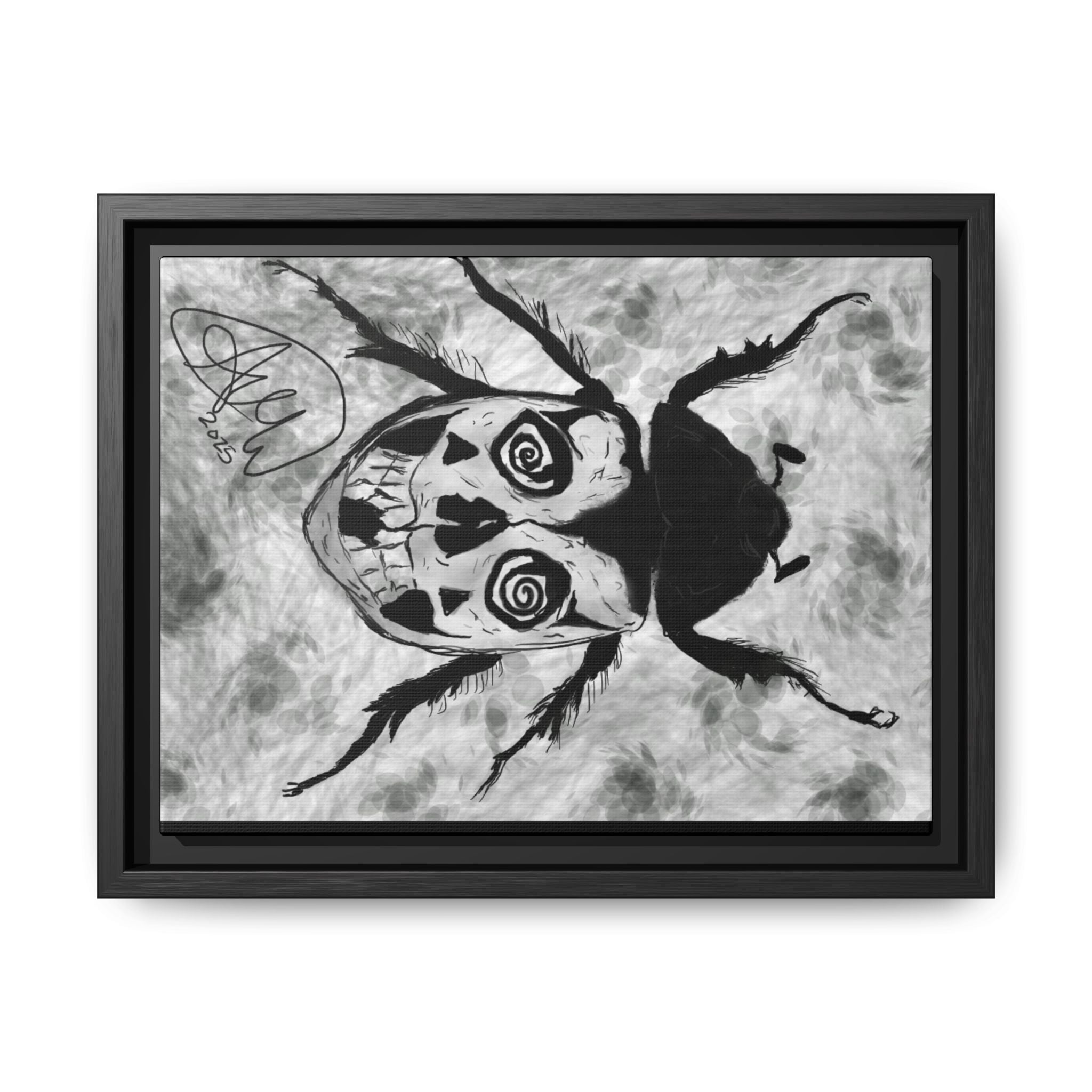 Unique Framed Art Print, Edgy Home Decor, Goth Wall Art, Modern Aesthetic, Gift for Art Lovers, Alternative Style Decoration