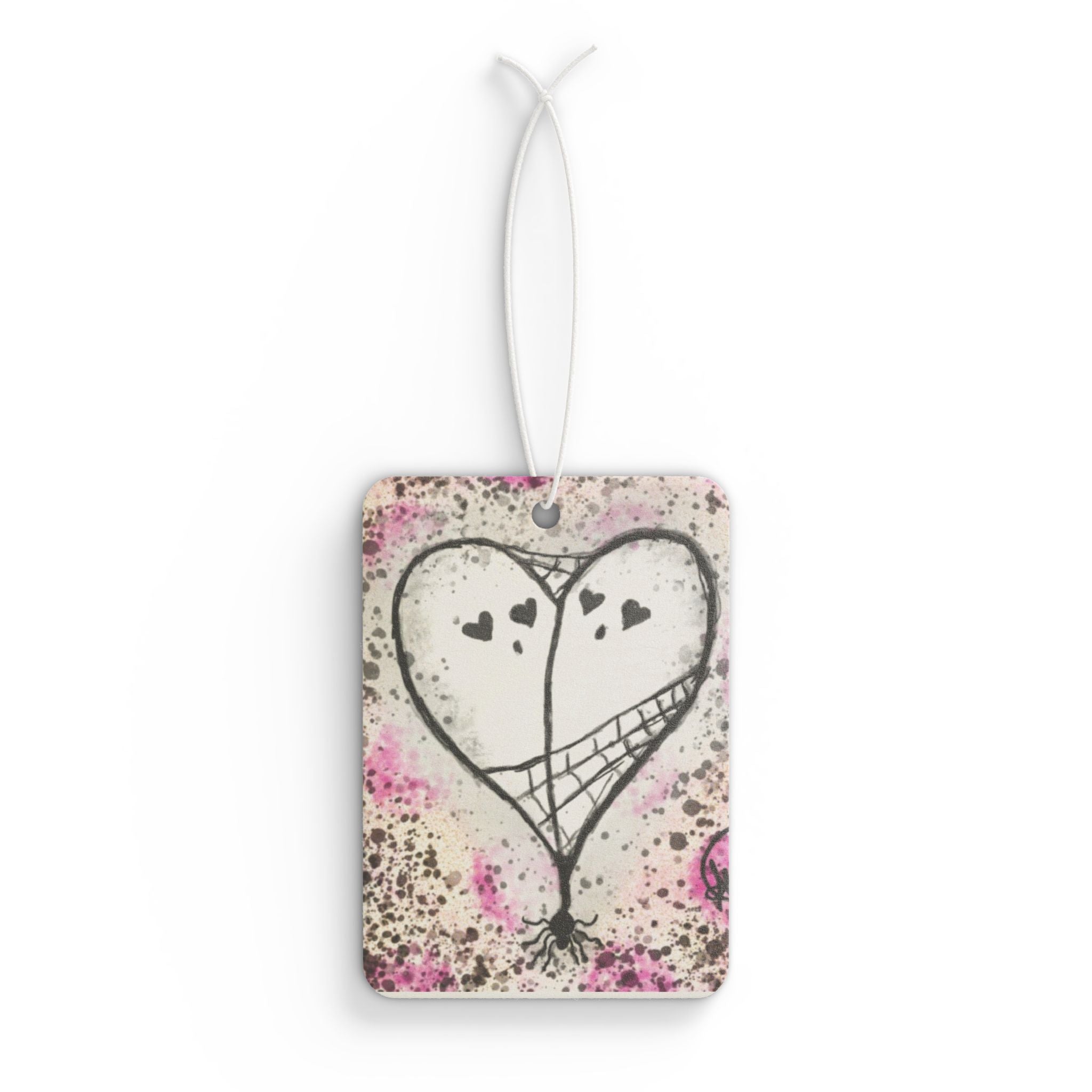 Romantic Heart Car Air Freshener, Cute Car Decor for Lovebirds, Valentine's Day Gift, Sweetheart Car Accessory, Home Fragrance