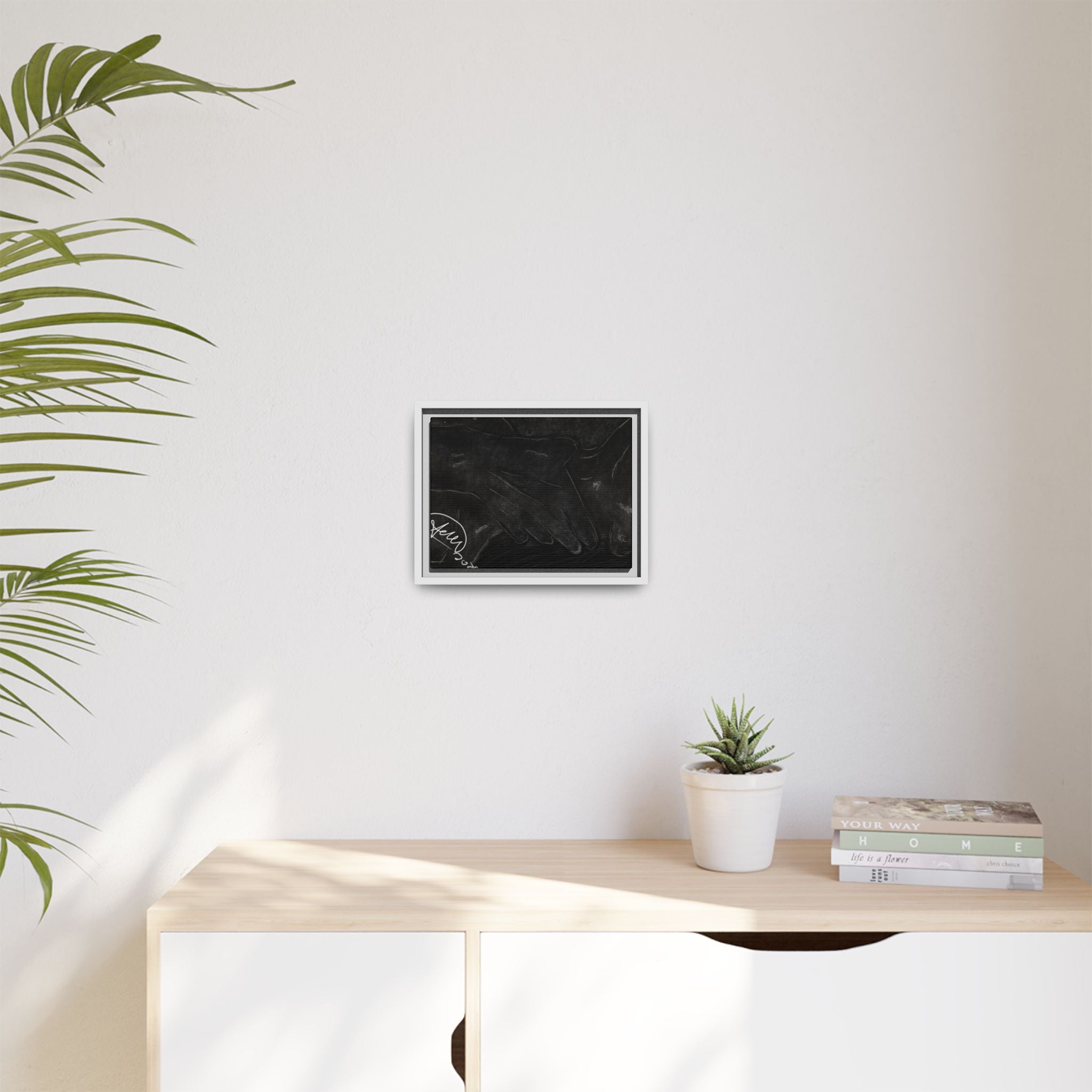 Framed Matte Canvas Artwork, Modern Home Decor, Unique Gift for Art Lovers, Wall Art for Living Room, Stylish Interior Design
