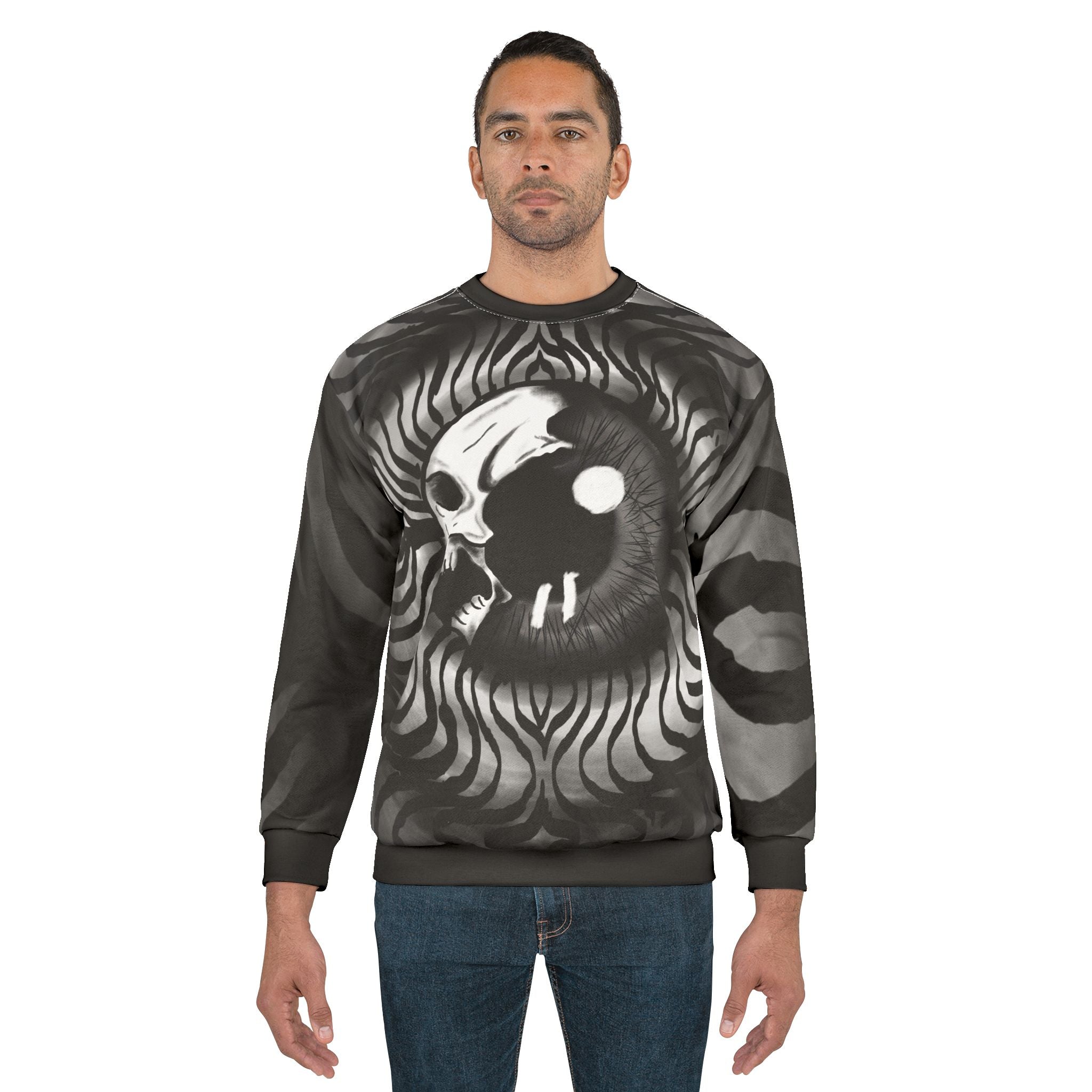 Eerie Eye Skull Unisex Sweatshirt, Gothic Fashion, Grunge Style, Perfect for Halloween, Alternative Apparel, Cozy Layering Piece, [...]