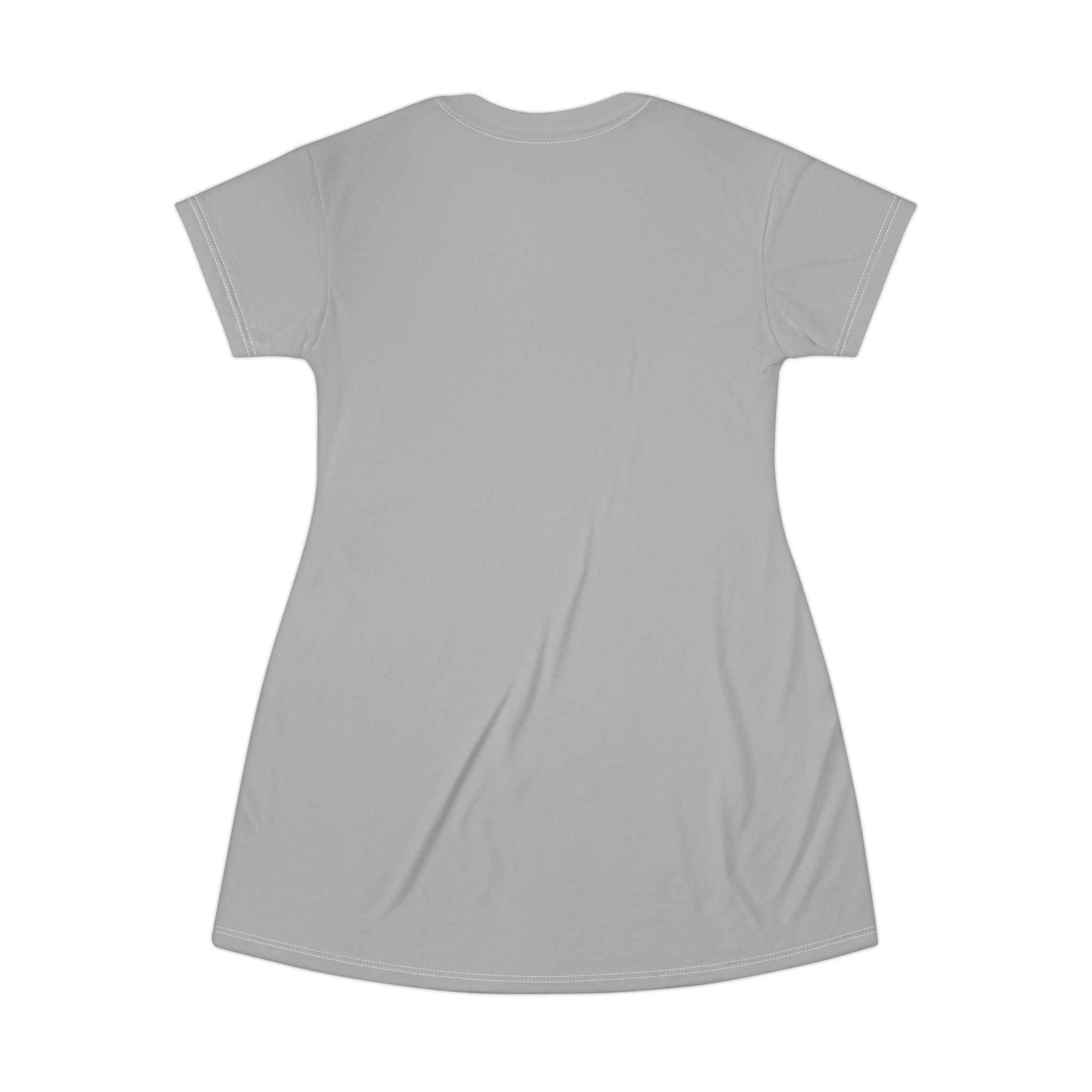 Heartfelt Artistic T-Shirt Dress, Unique Casual Wear, Perfect Gift for Art Lovers, Heart Theme, Everyday Style, Comfortable Fashion