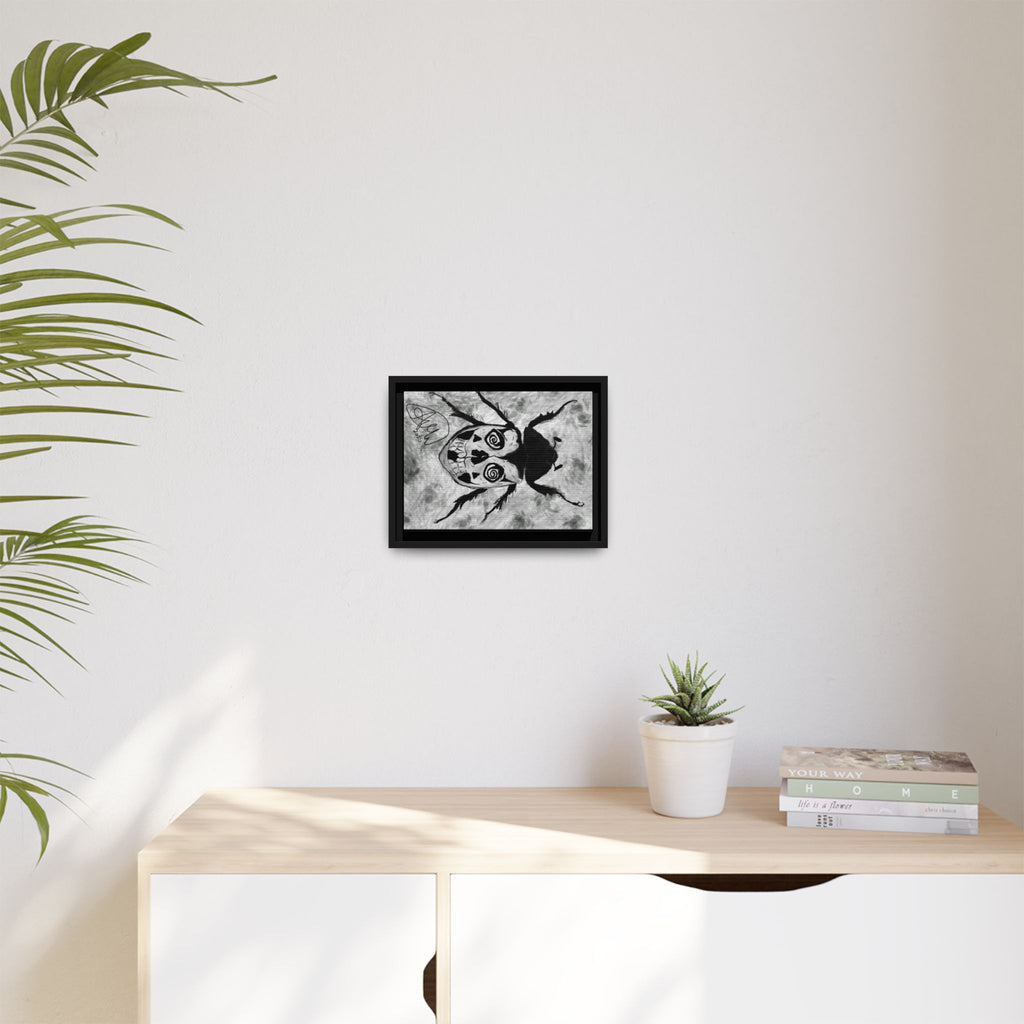 Unique Framed Art Print, Edgy Home Decor, Goth Wall Art, Modern Aesthetic, Gift for Art Lovers, Alternative Style Decoration