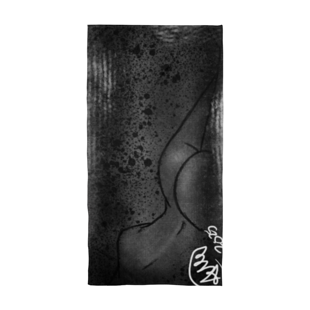Dark Curves Bath Towel