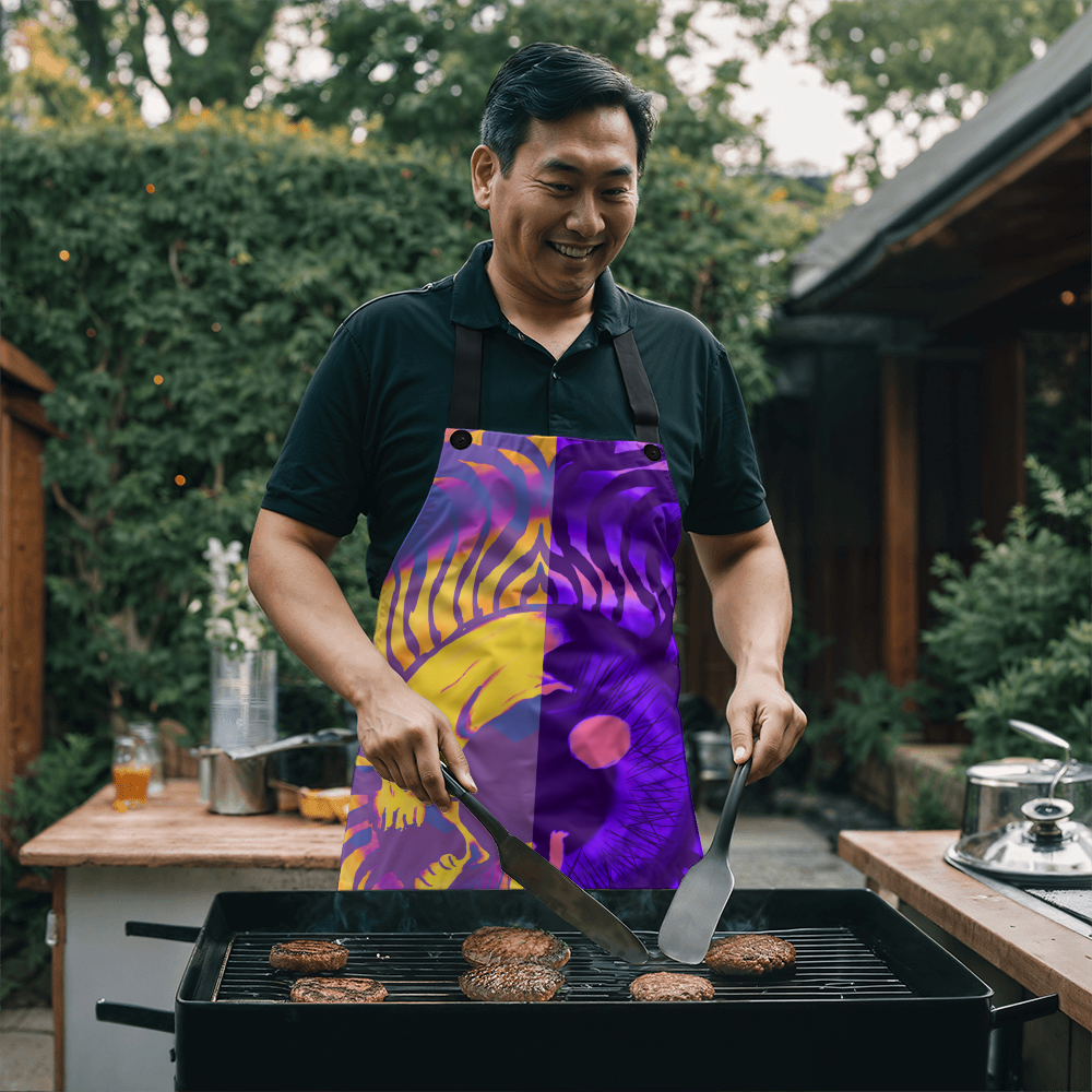 Multicolor Skeleton Eye Apron