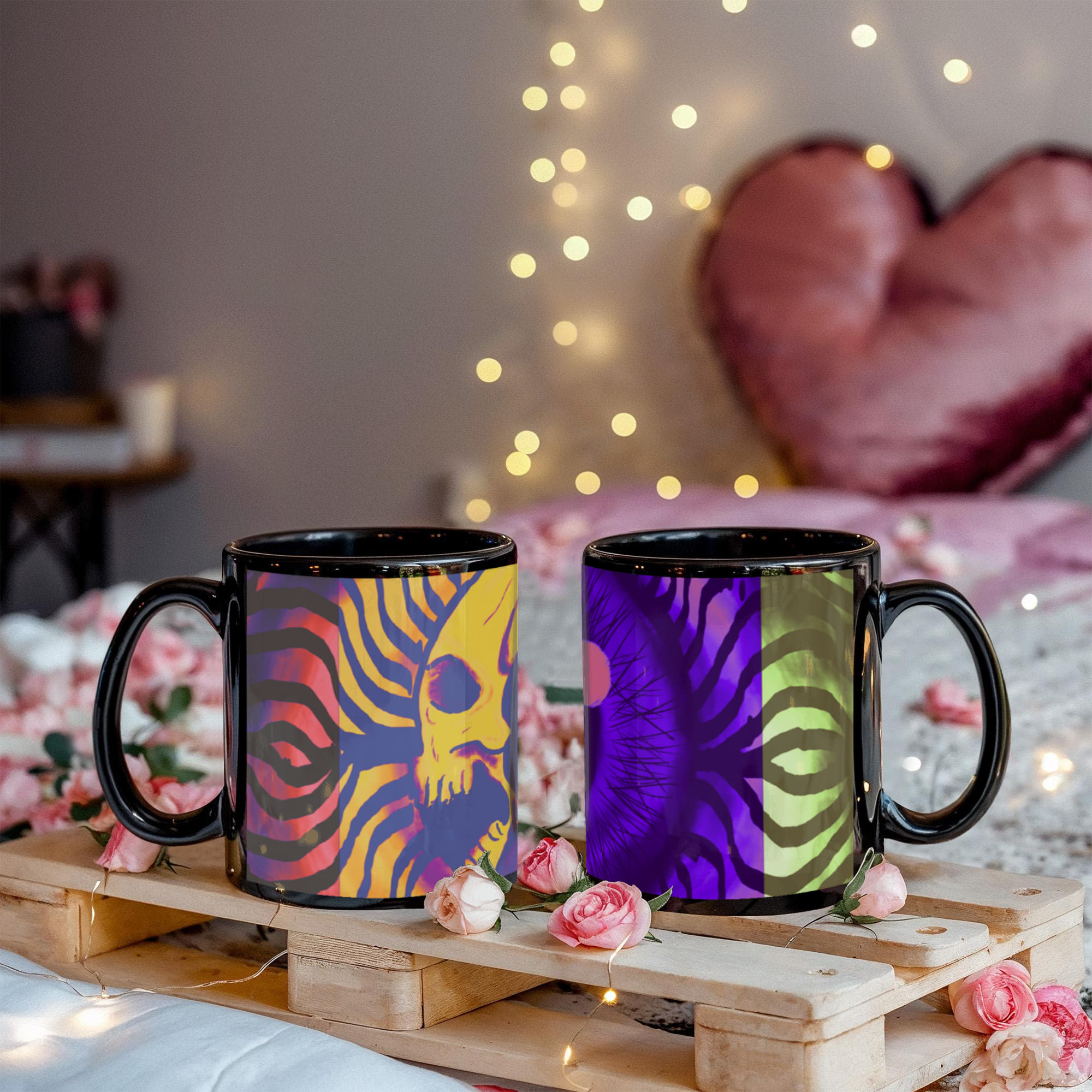 Multicolor Skeleton Key Mug