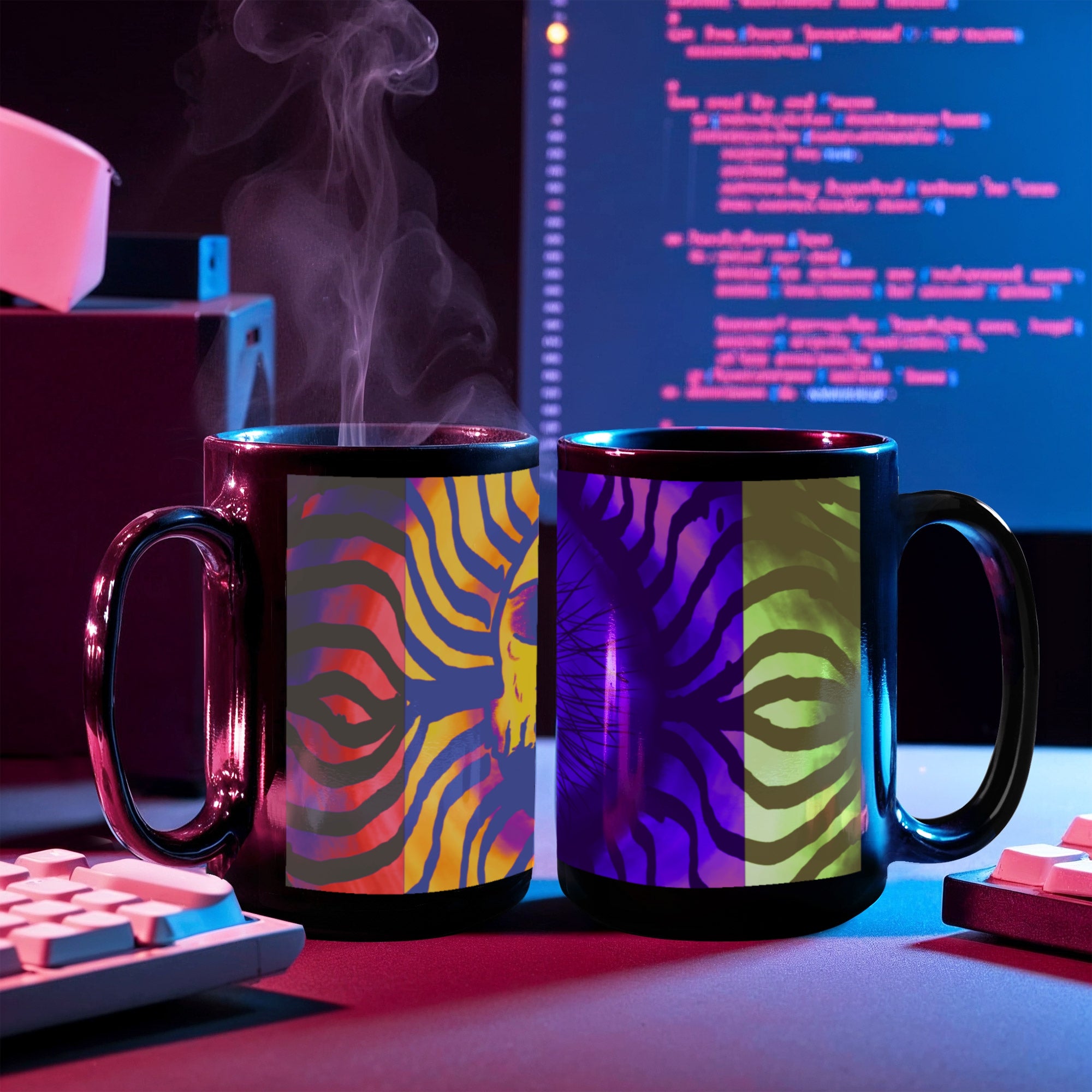 Multicolor Skeleton Key Mug